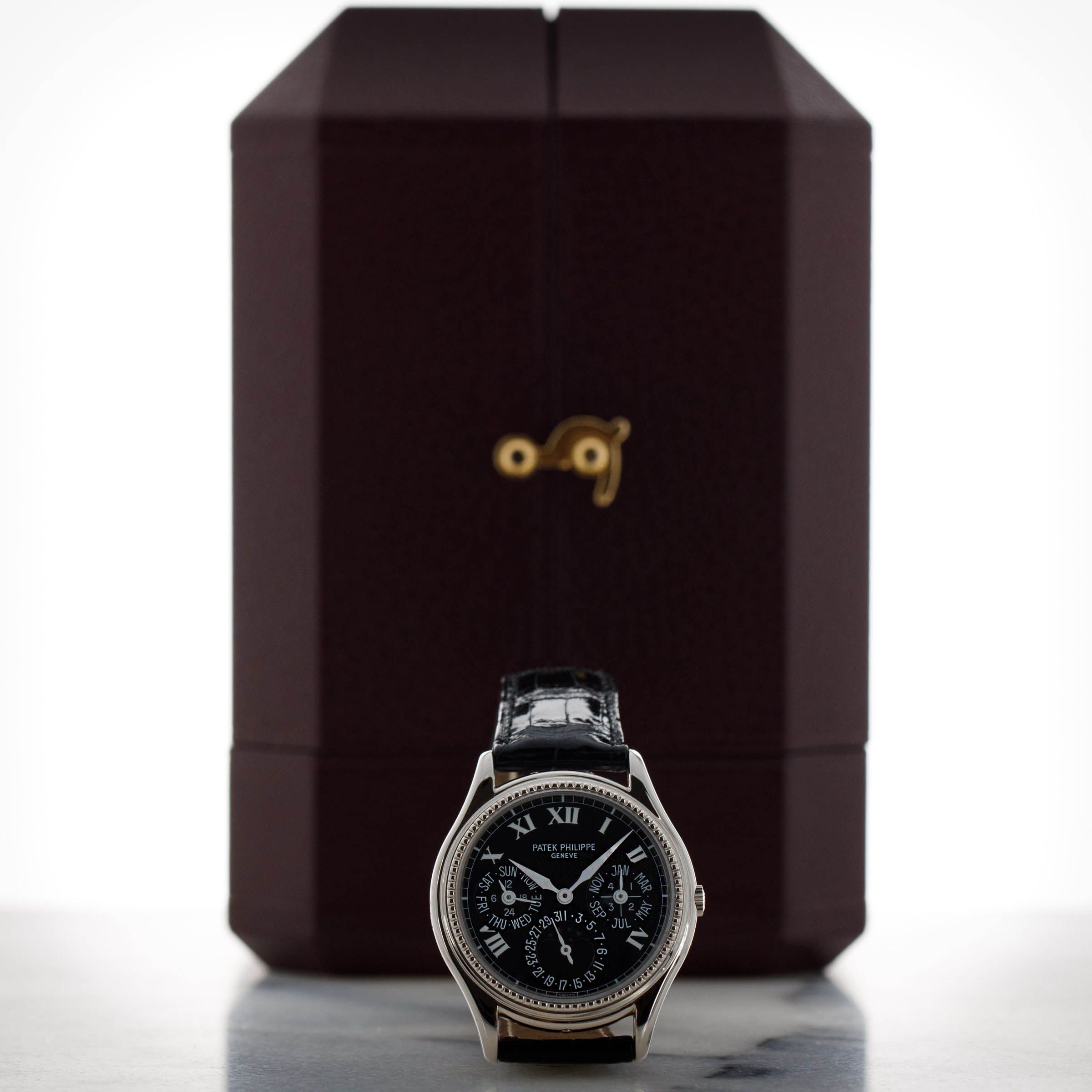 Patek Philippe Perpetual Calendar 5038G Black Dial 18k WG Limited