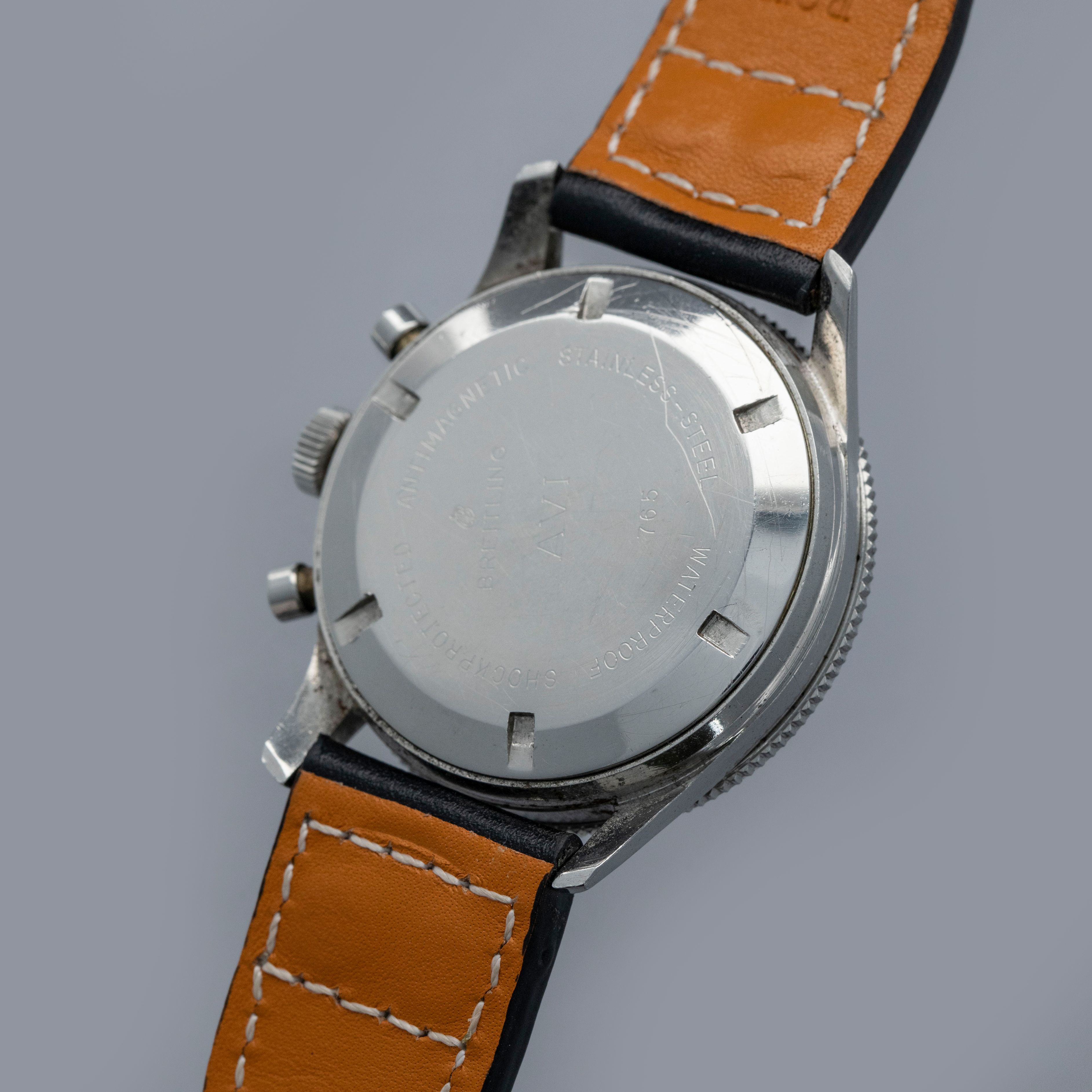 Breitling AVI Co-Pilot 765 Reverse Panda Dial | Auctions | Loupe This