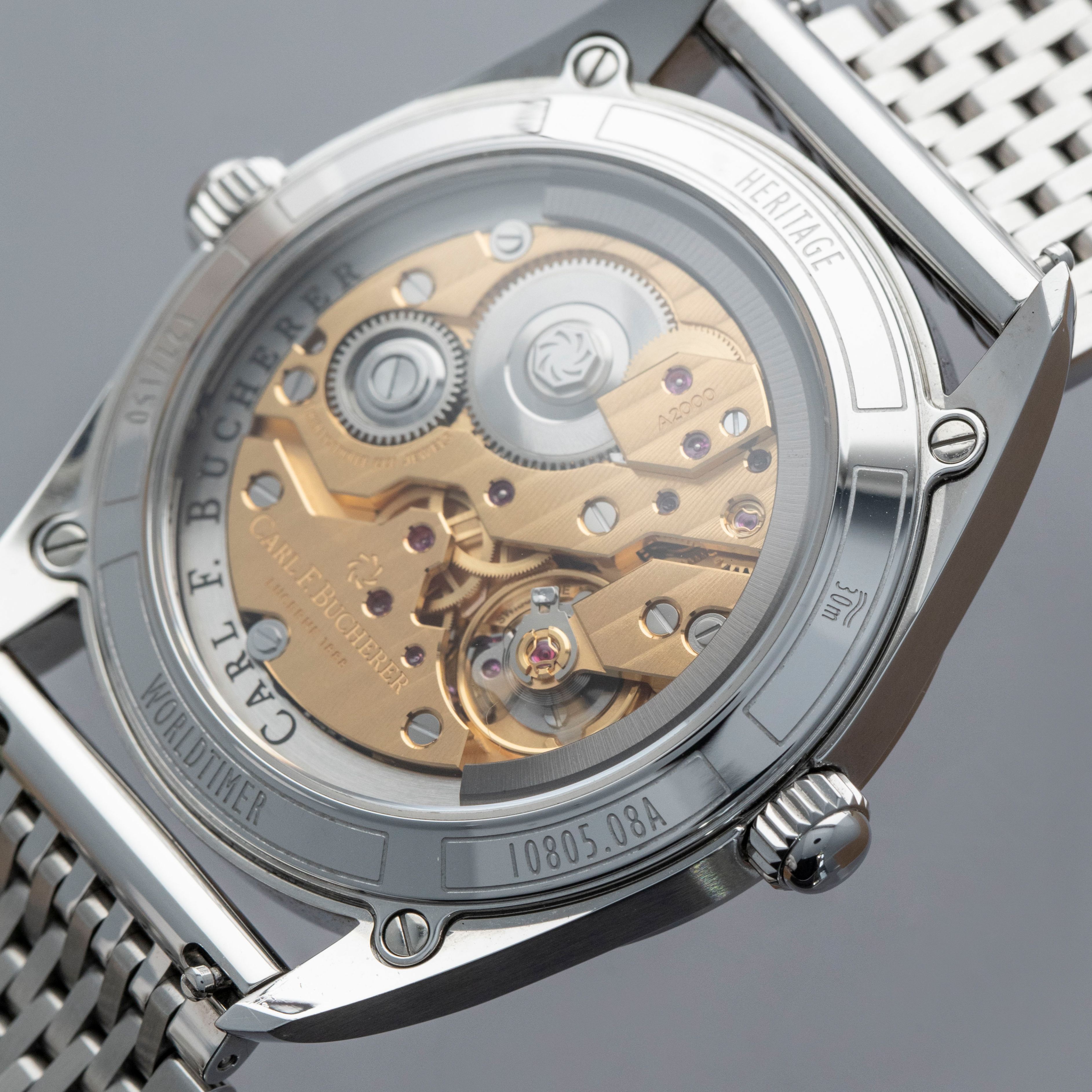 CARL F. BUCHERER HERITAGE WORLDTIMER 00.10805.08.53.99 LIMITED