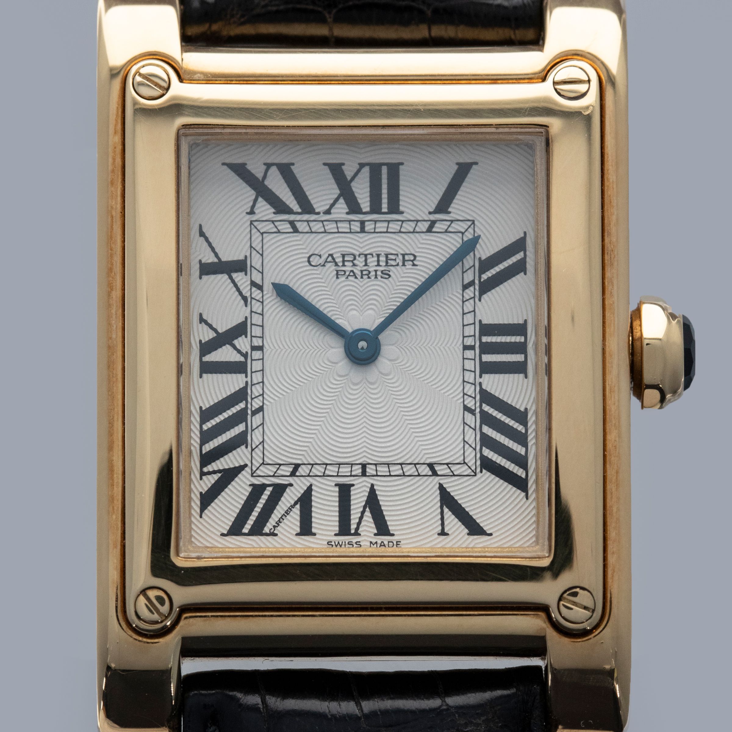 Cartier CPCP Tank A Vis 2484 18k YG | Auctions | Loupe This