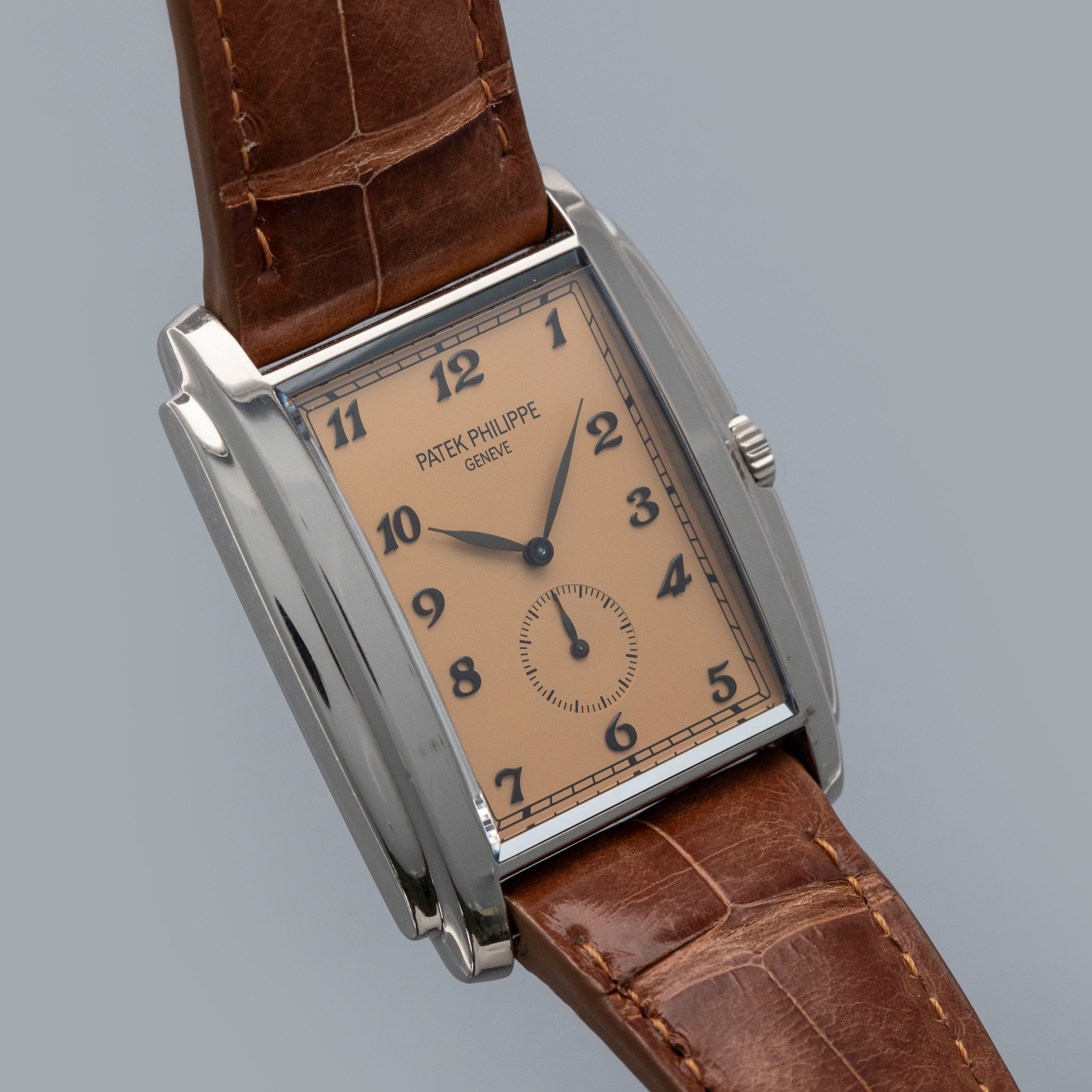 Patek Philippe Gondolo 5124G Salmon Dial 18k WG Box and Papers