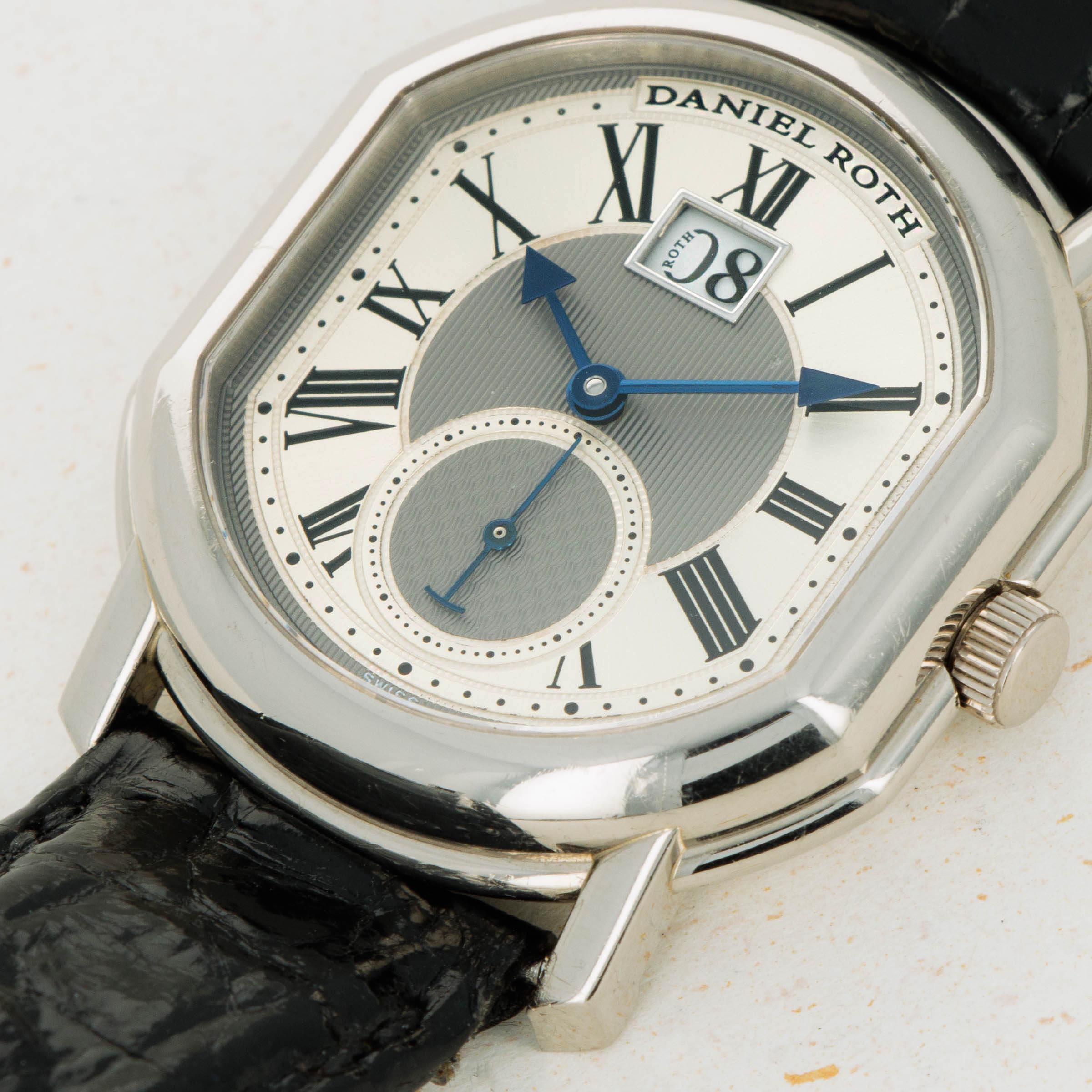 Daniel Roth 18k White Gold Datomax | Auctions | Loupe This