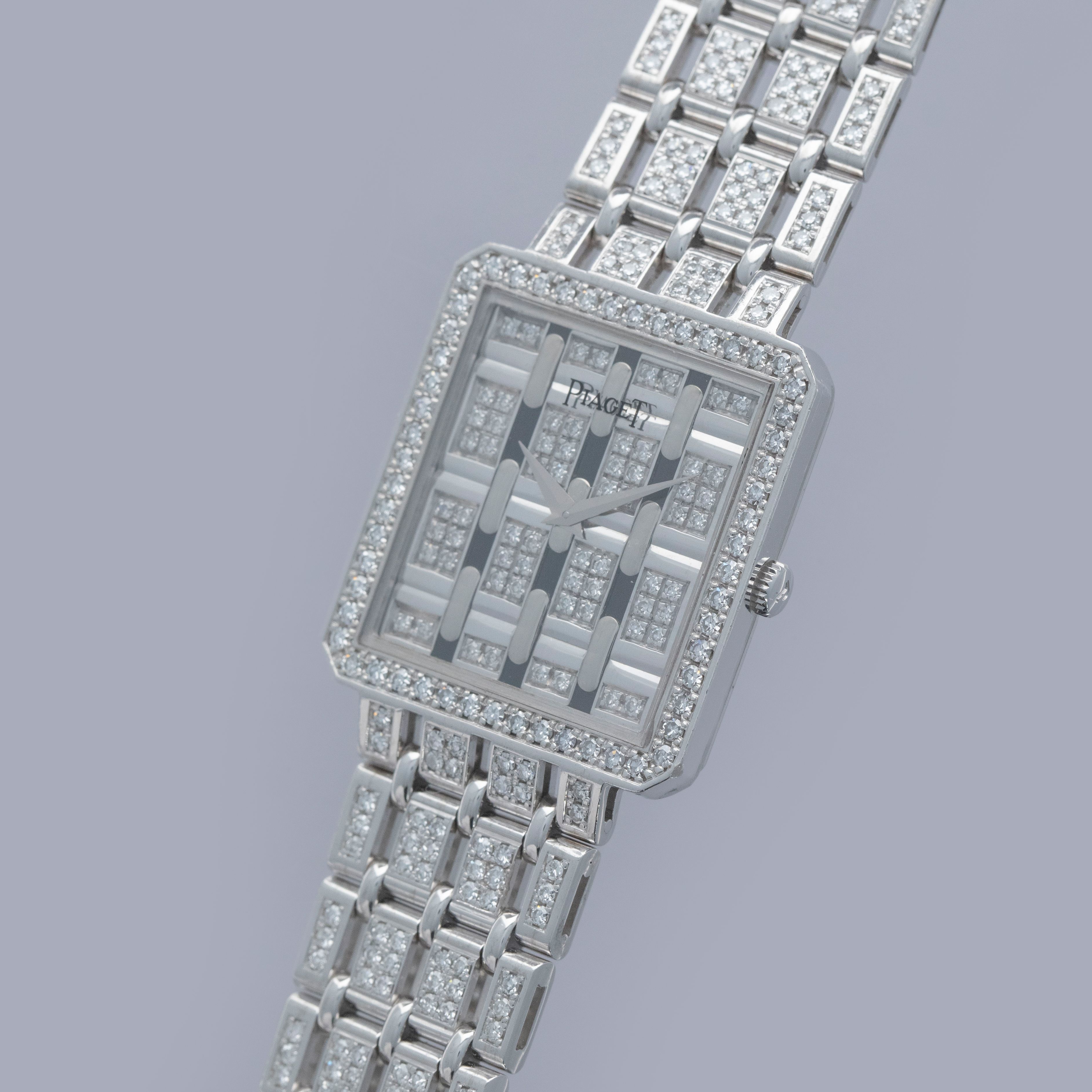 Piaget Altiplano 81545 K515 Diamond Dial and Case 18k WG Box and
