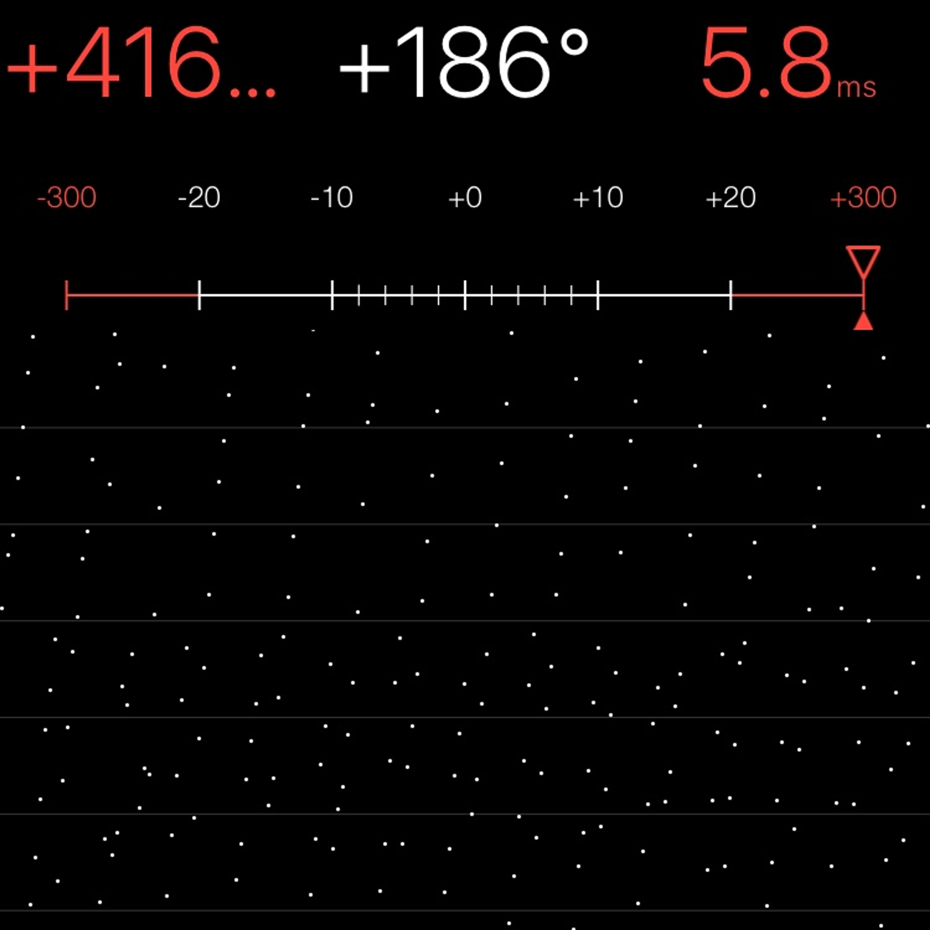 TIMING MACHINE READOUT