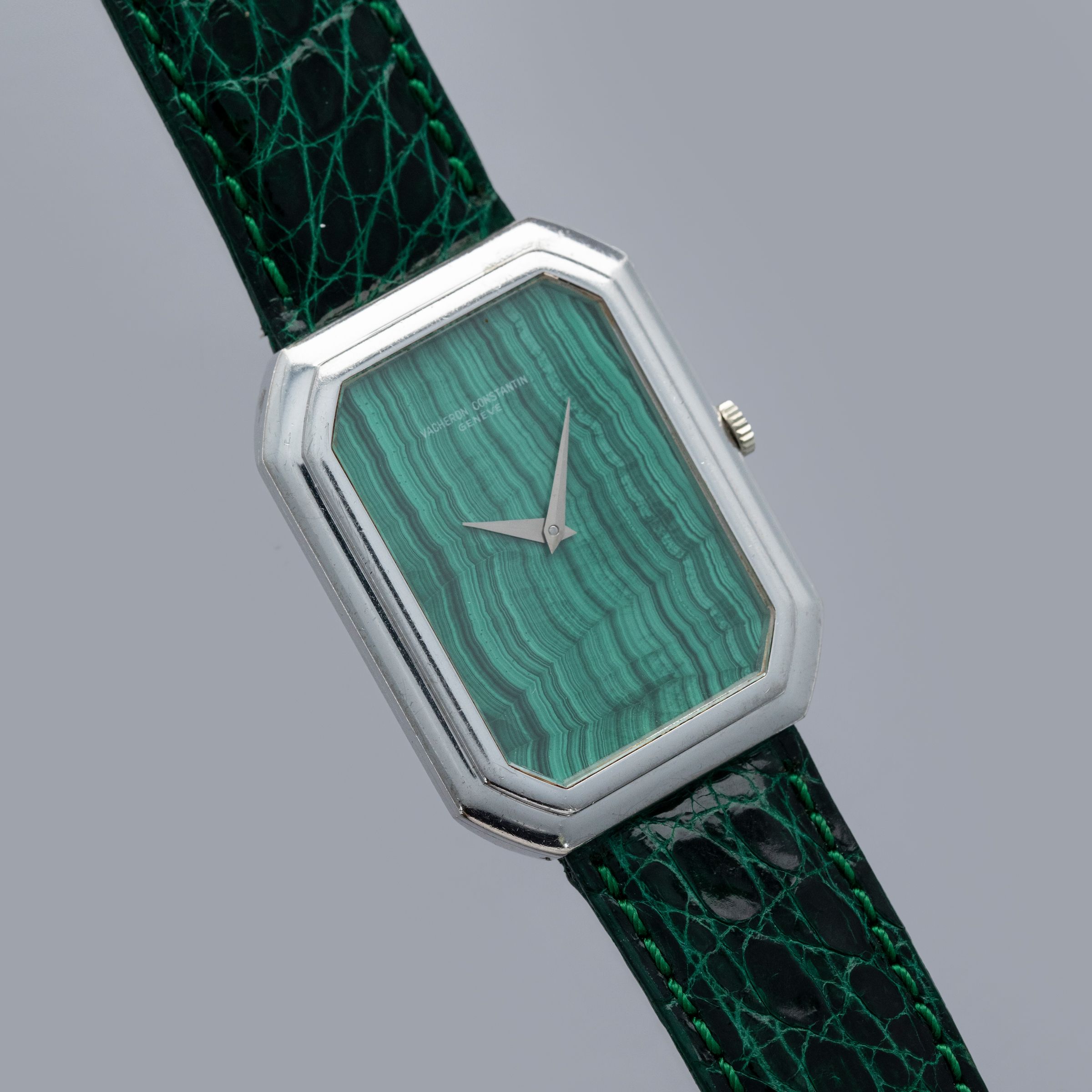 Vacheron Constantin Jumbo Rectangular Manual Wind 2077 Malachite