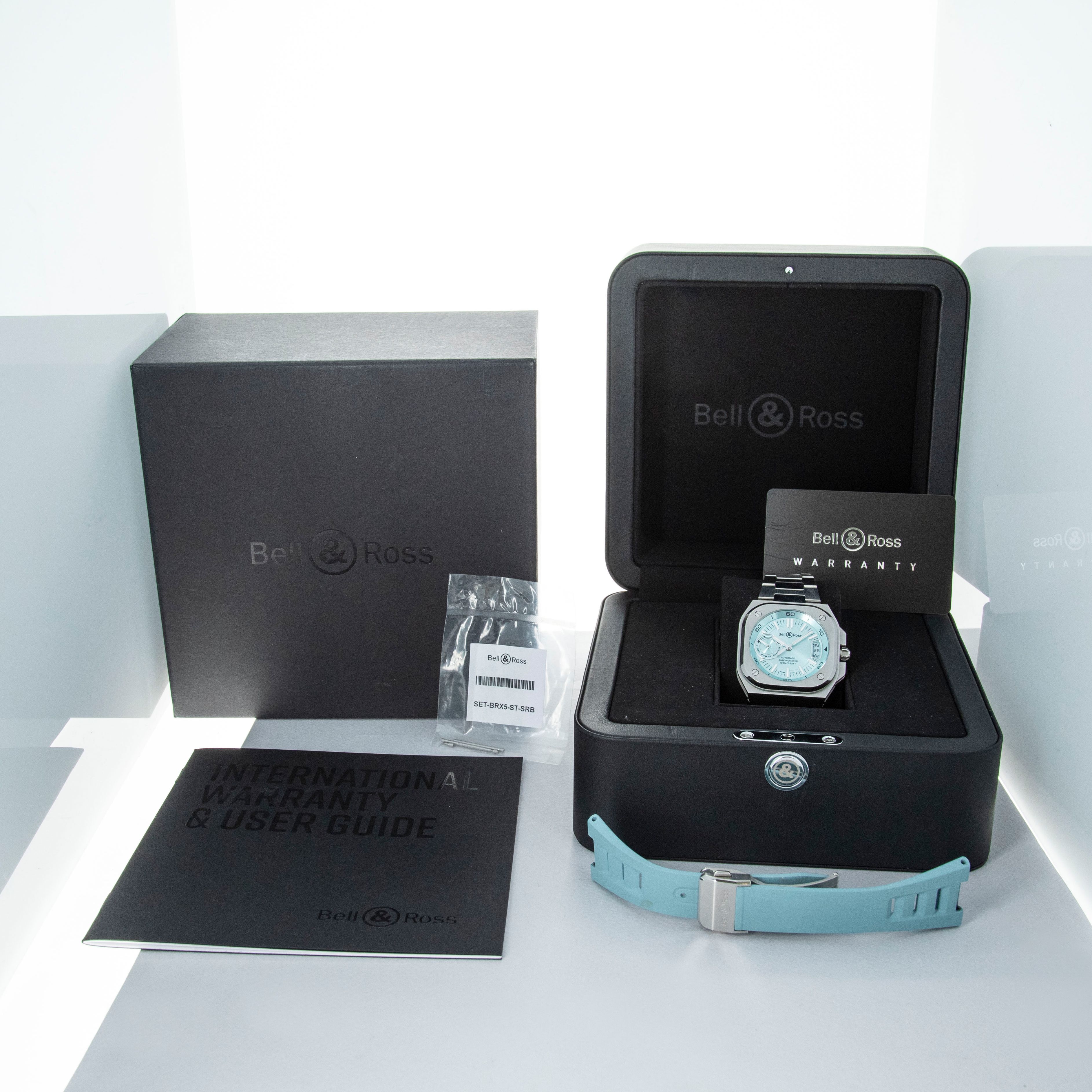 Bell & Ross BR-X5 BRX5R-1B-ST/SST Ice Blue Dial | Auctions | Loupe