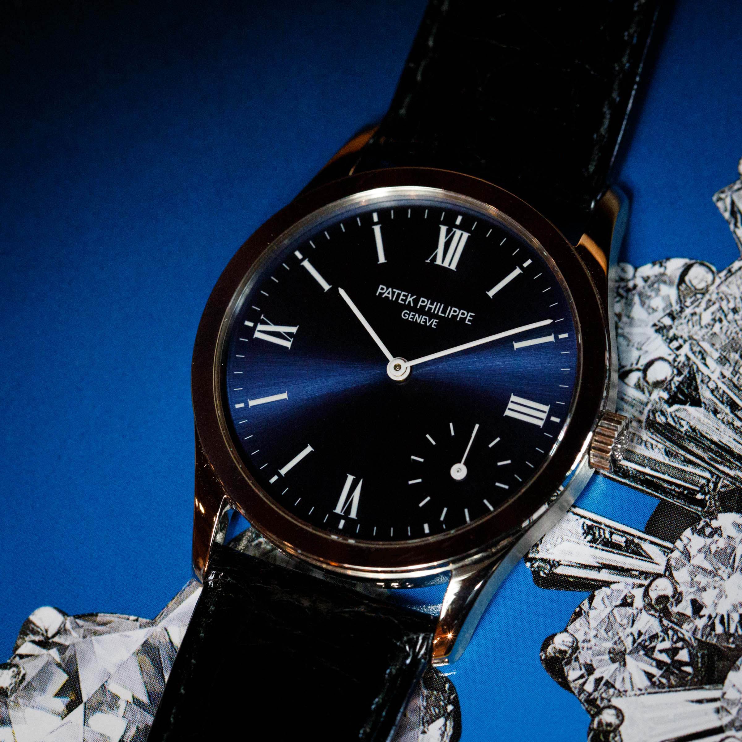 Patek Philippe Calatrava 5026G-015 Millenium Edition Blue Dial 18k
