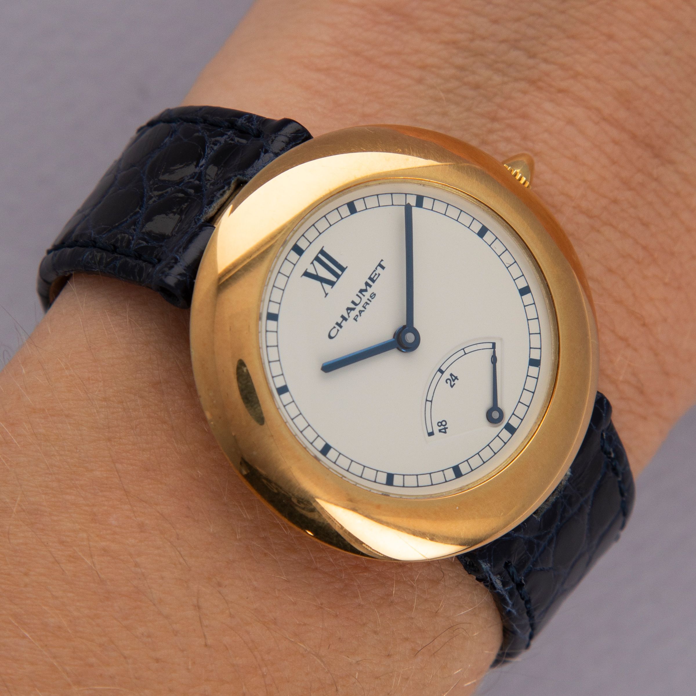Chaumet Power Reserve 12A 18k YG | Auctions | Loupe This