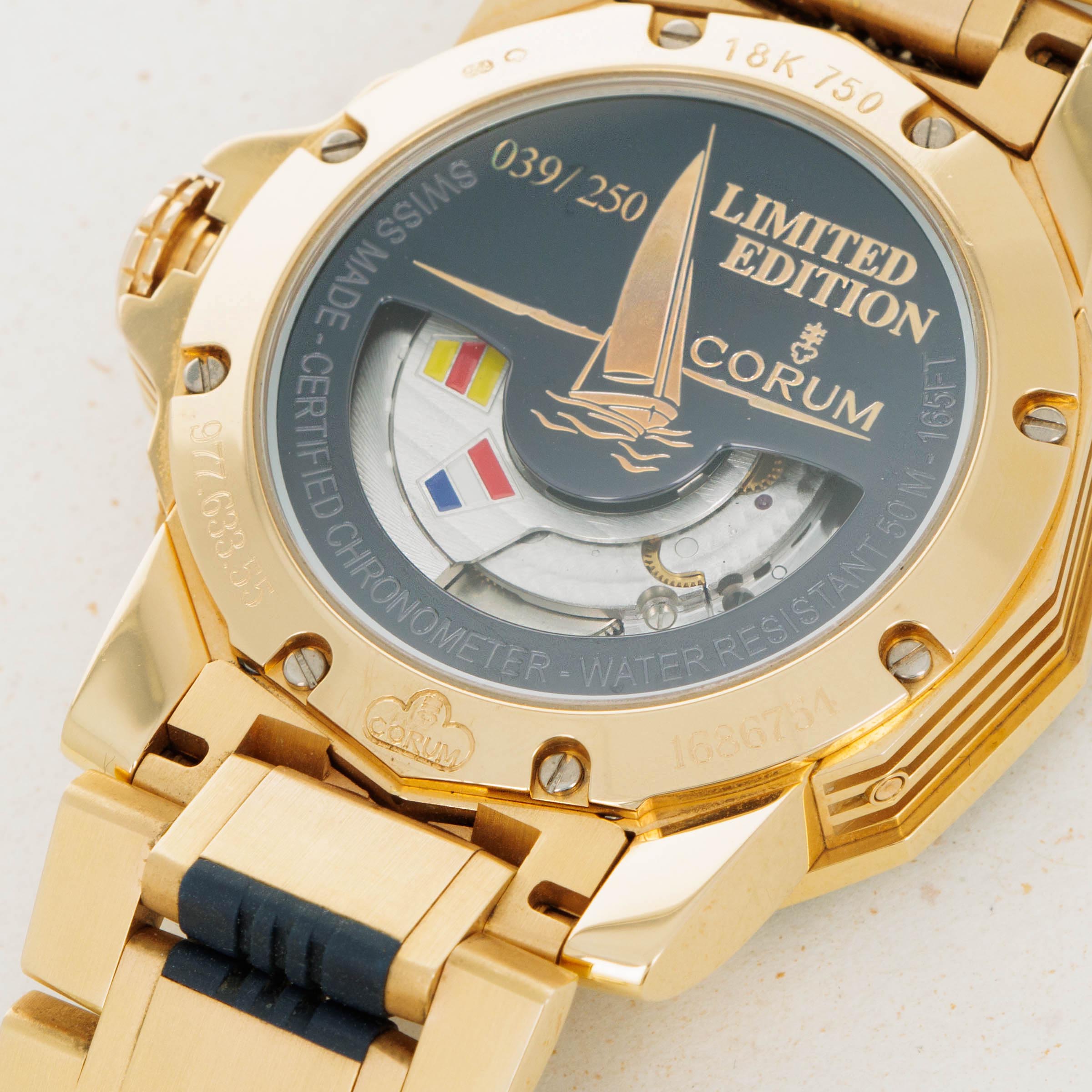 Corum admirals outlet cup gold