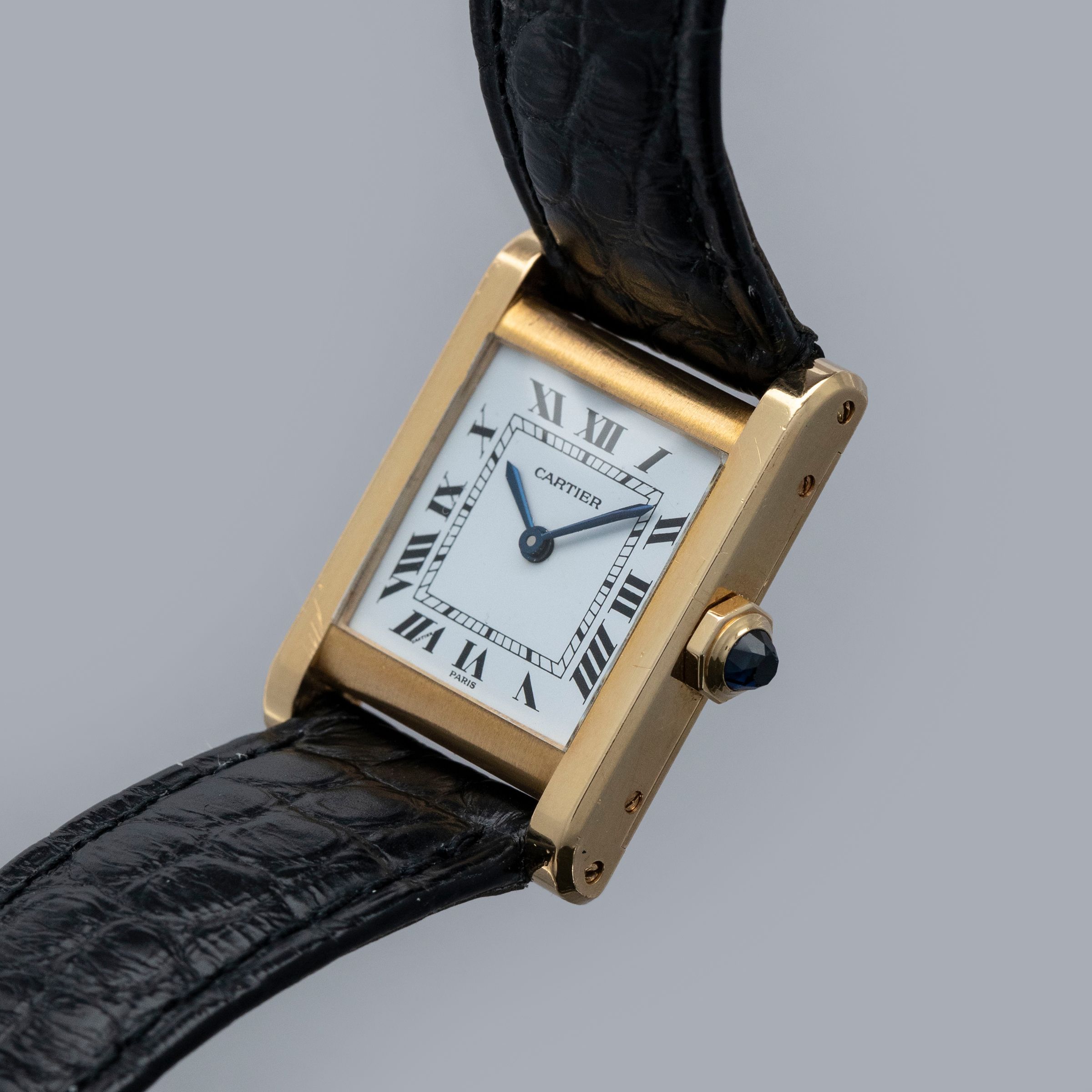 Cartier Paris Tank Normale 78092 18k YG | Auctions | Loupe This