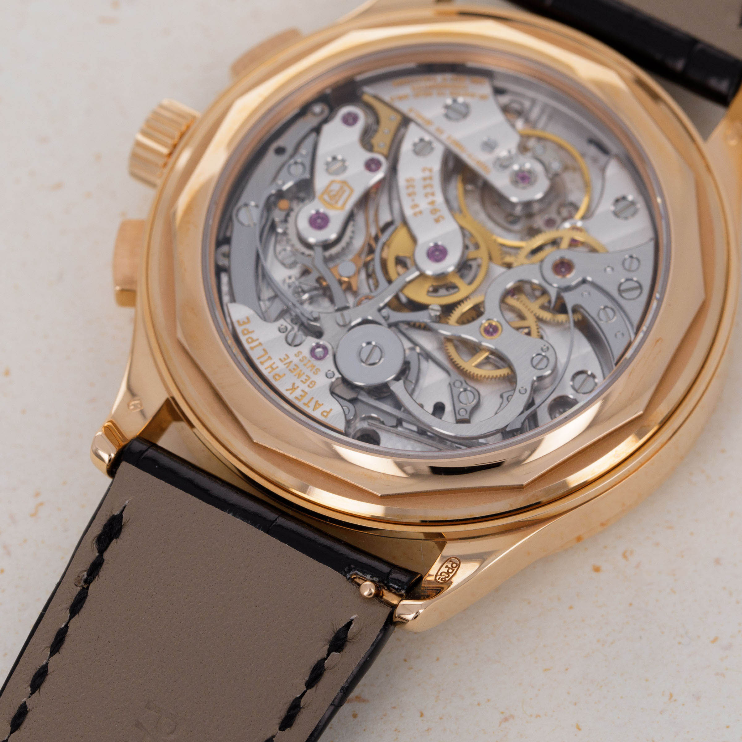 Patek Philippe Chronograph 5170R-010 18k Rose Gold Black Dial