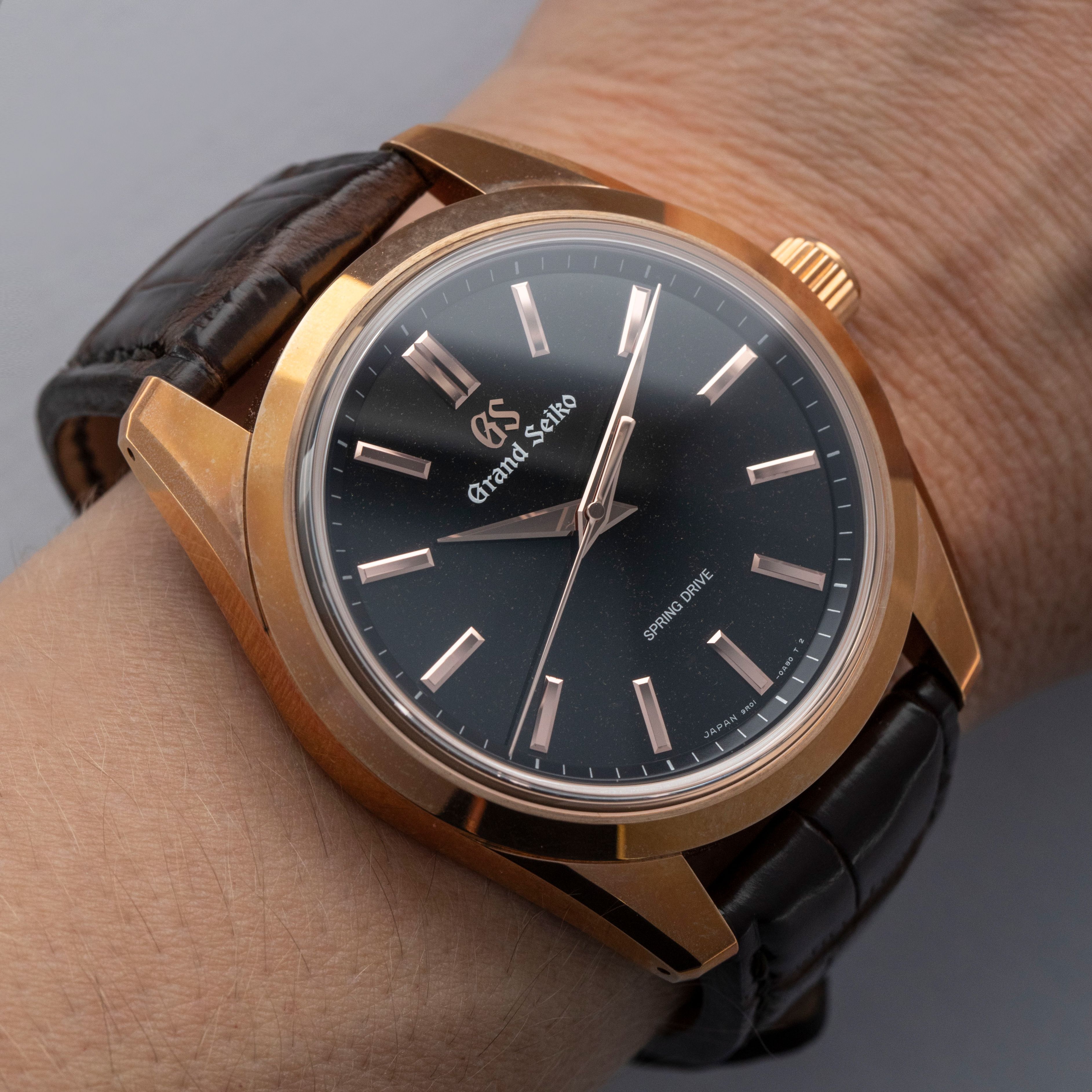 Grand Seiko Spring Drive 8 Day SBGD202 18k RG | Auctions | Loupe This