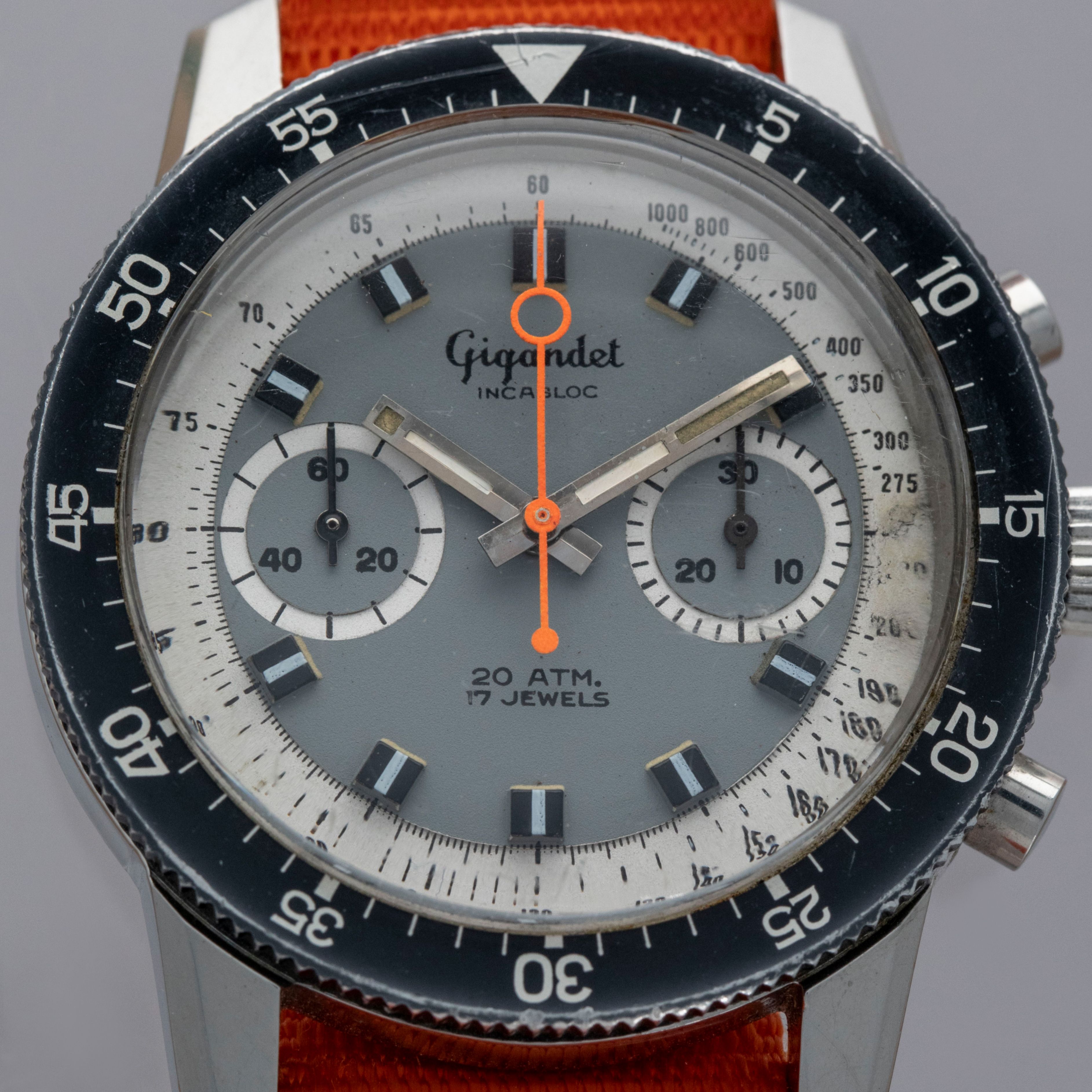 Gigandet Chronograph 1382 “Big Boy” Exotic Dial | Auctions | Loupe