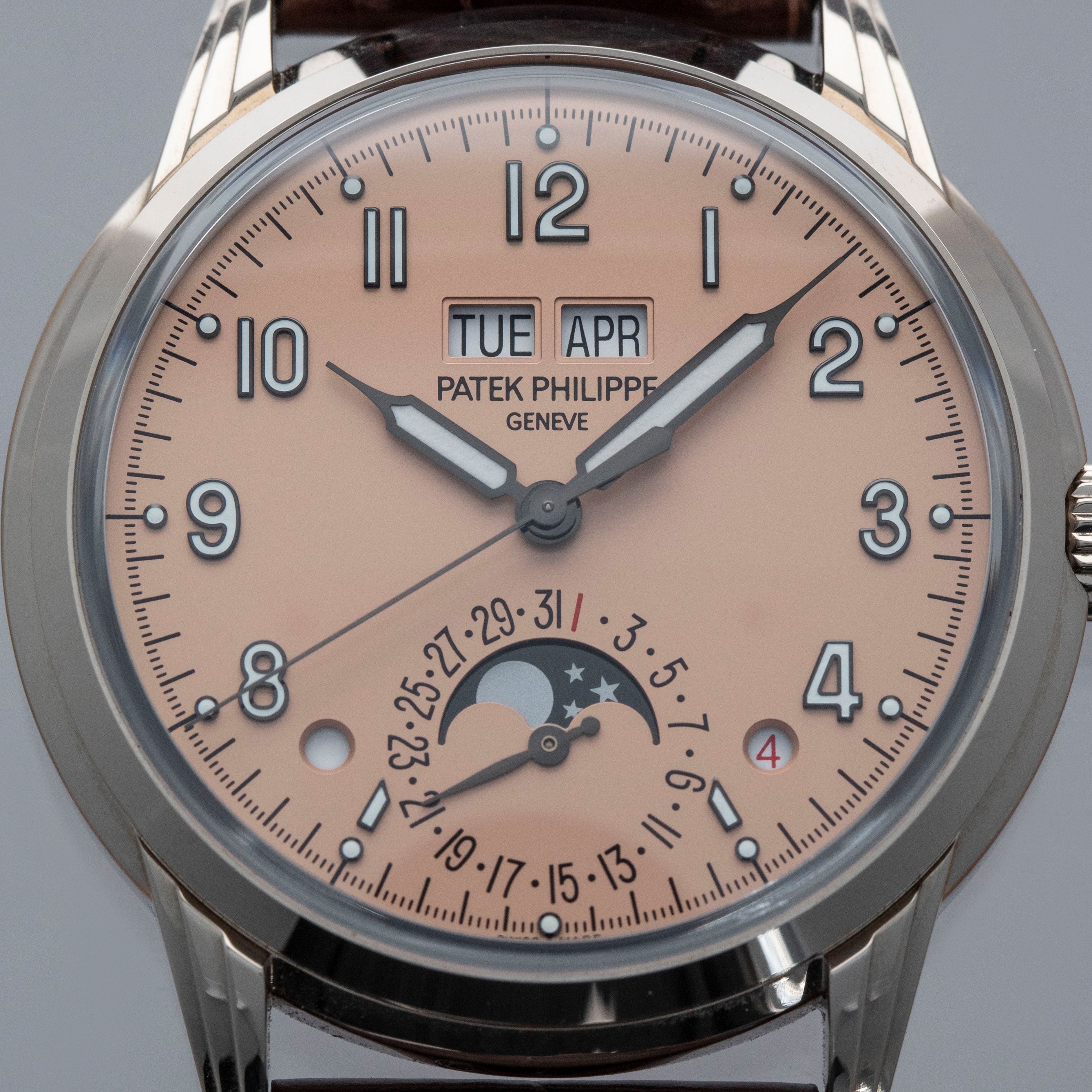 Patek Philippe Perpetual Calendar 5320G Salmon Dial 18k WG