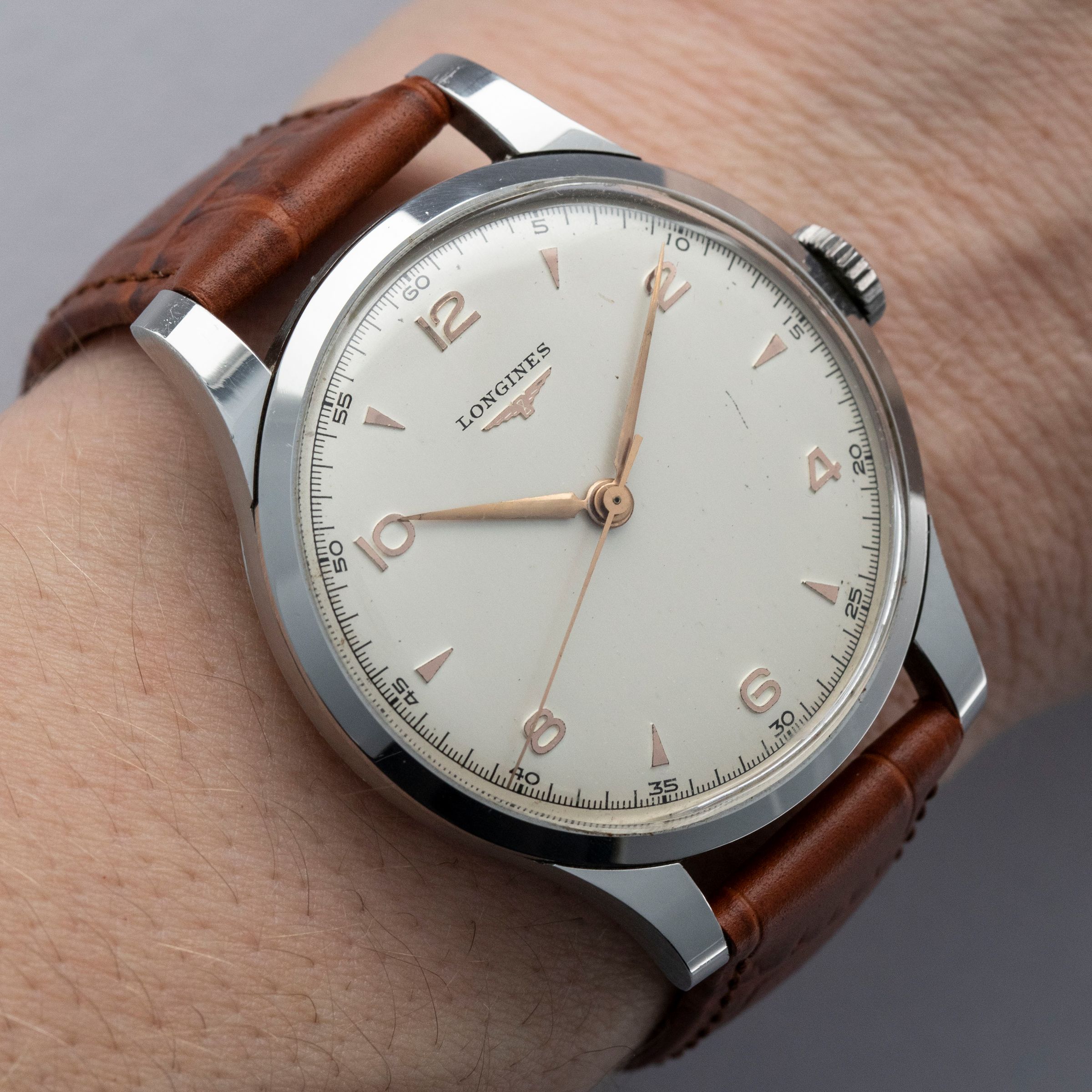 Longines Oversized Manual Wind 5045 | Auctions | Loupe This