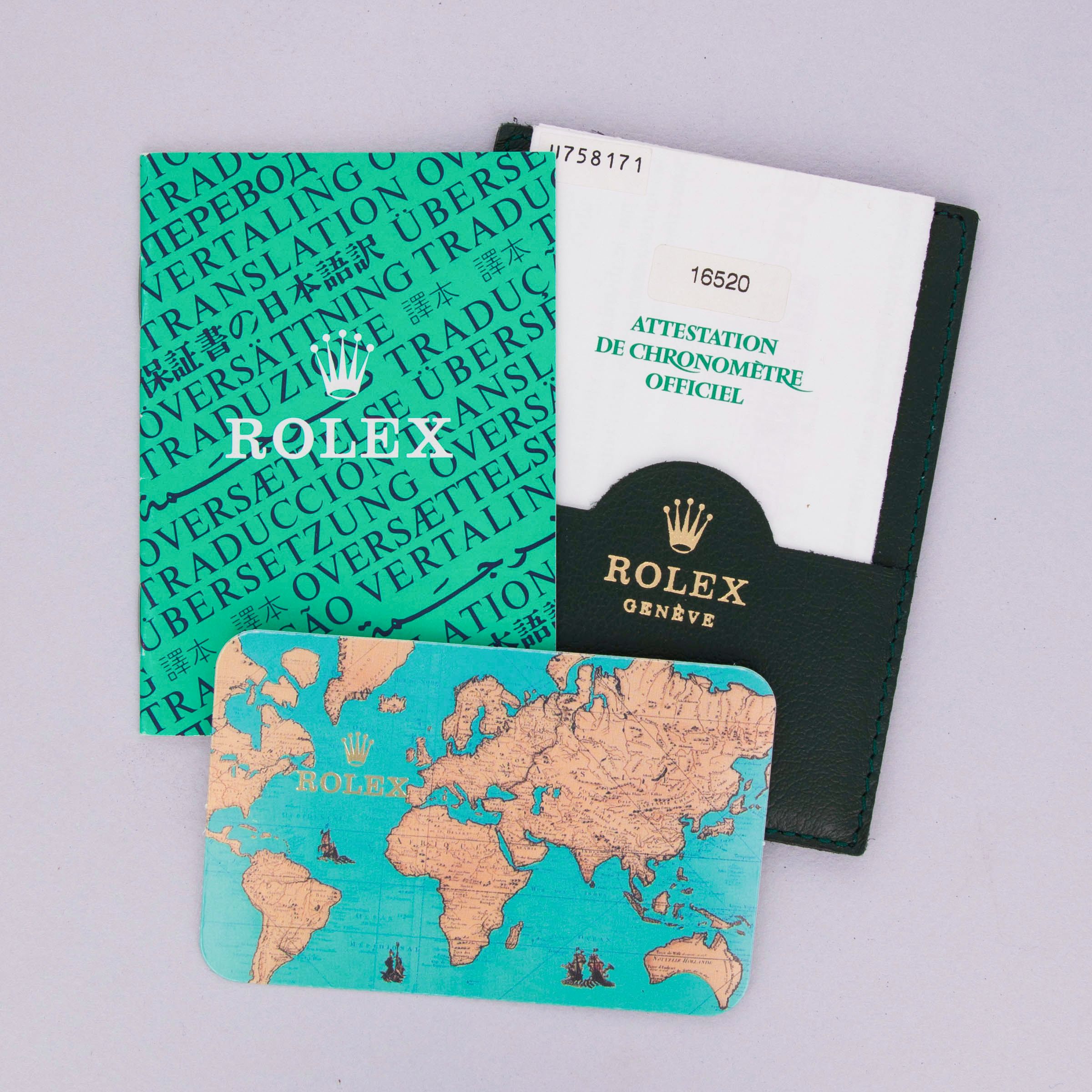 Rolex Cosmograph Daytona 16520 Zenith White Dial Box and Papers