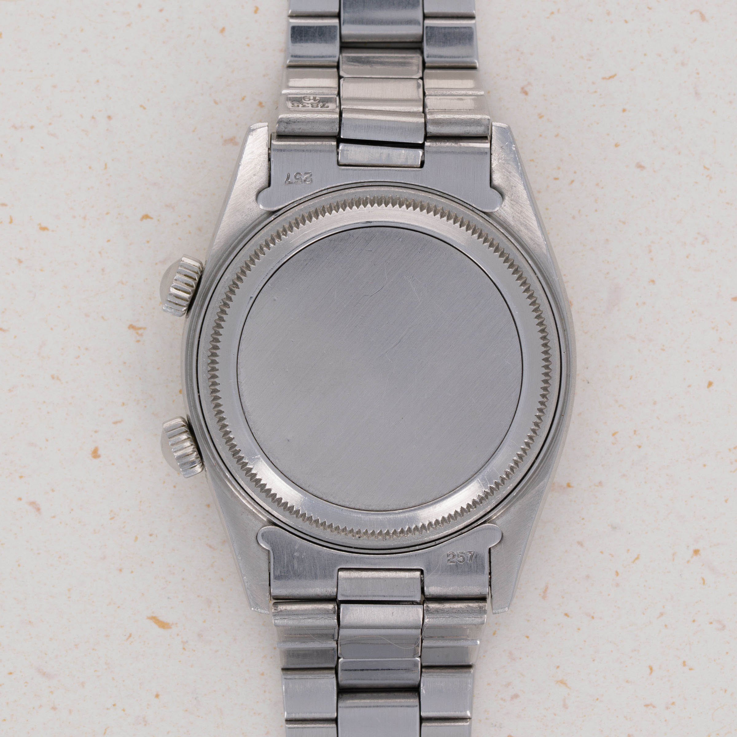 Tudor Advisor Alarm 7926 Silver Rose Dial | Auctions | Loupe This