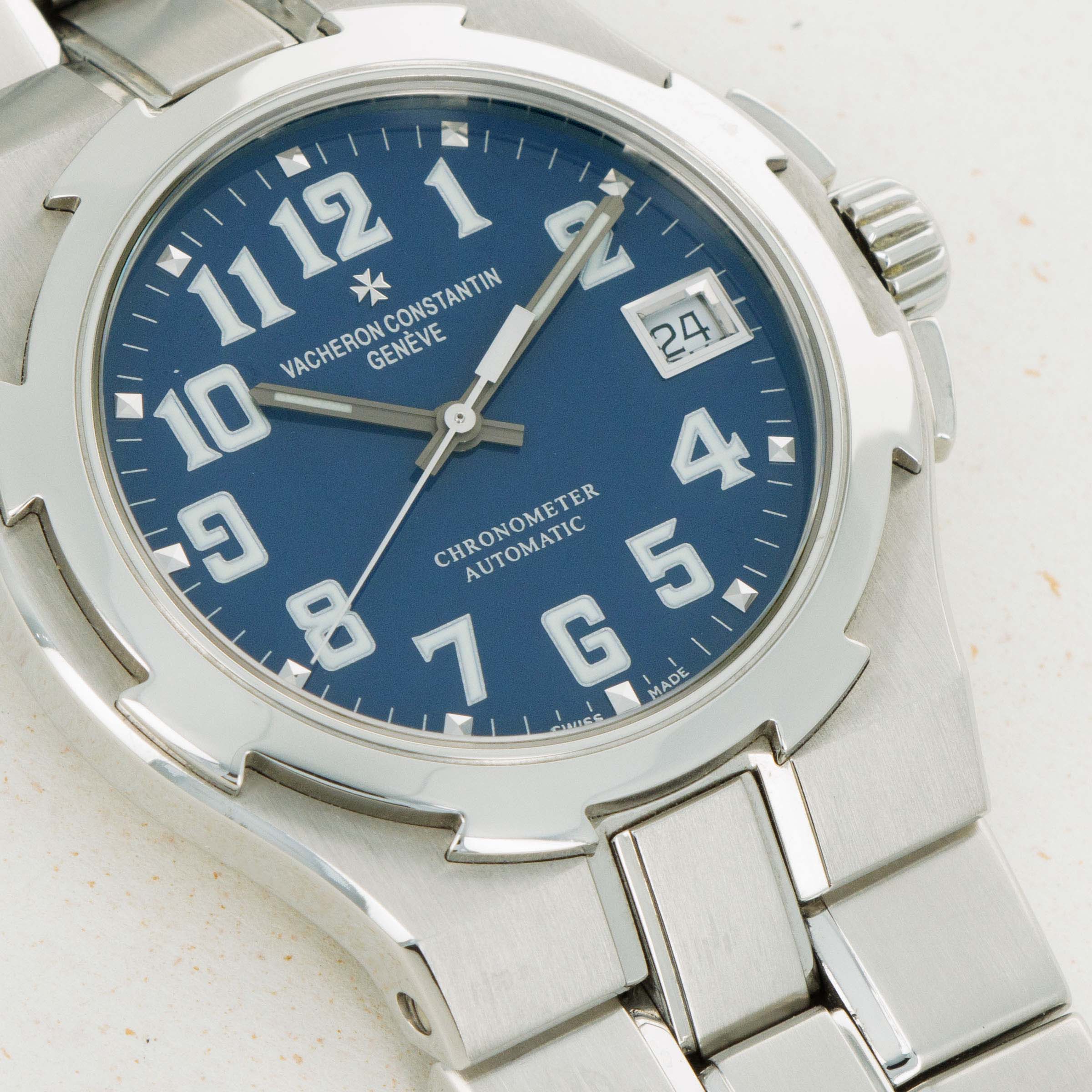 Vacheron Constantin Overseas 42042 Blue Arabic Dial | Auctions