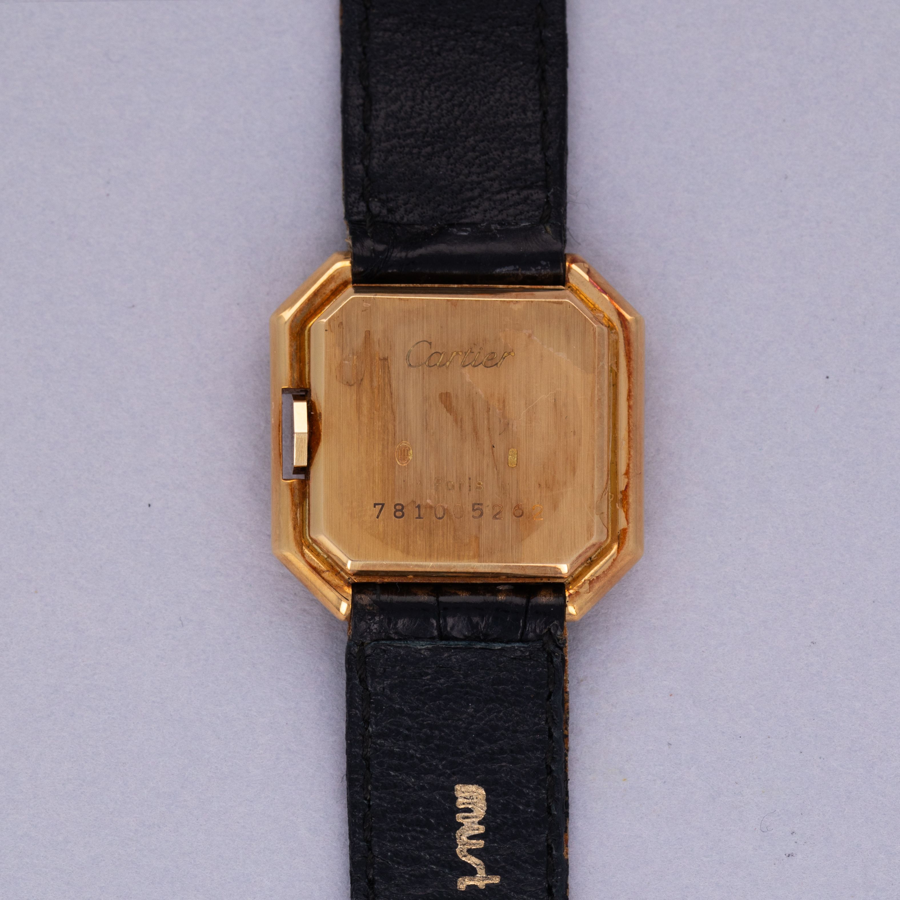 Cartier Tank Ceinture 78100 Paris Dial 18k YG | Auctions | Loupe This