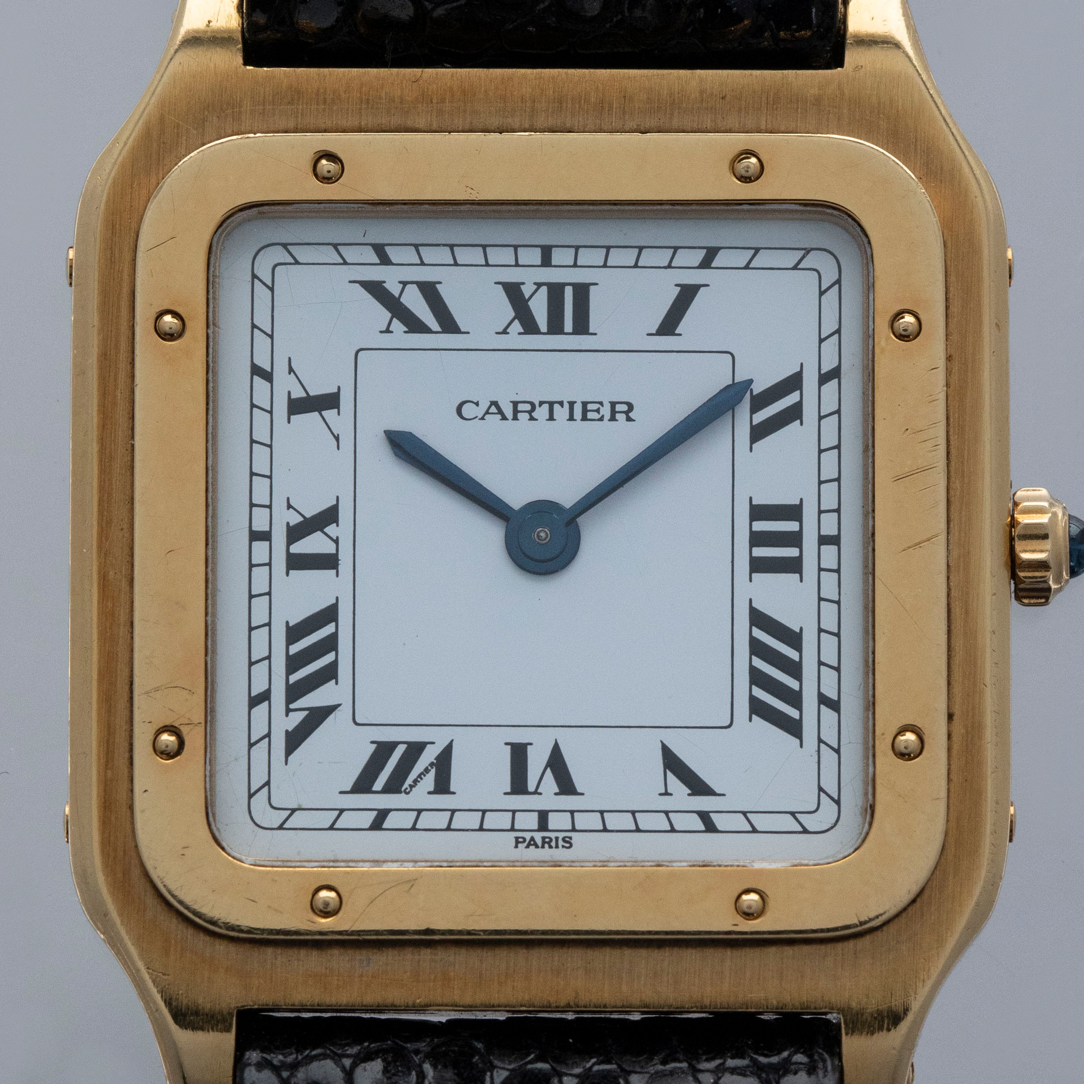 Cartier Santos Dumont Extra-Plat 96054 18K YG | Auctions | Loupe This