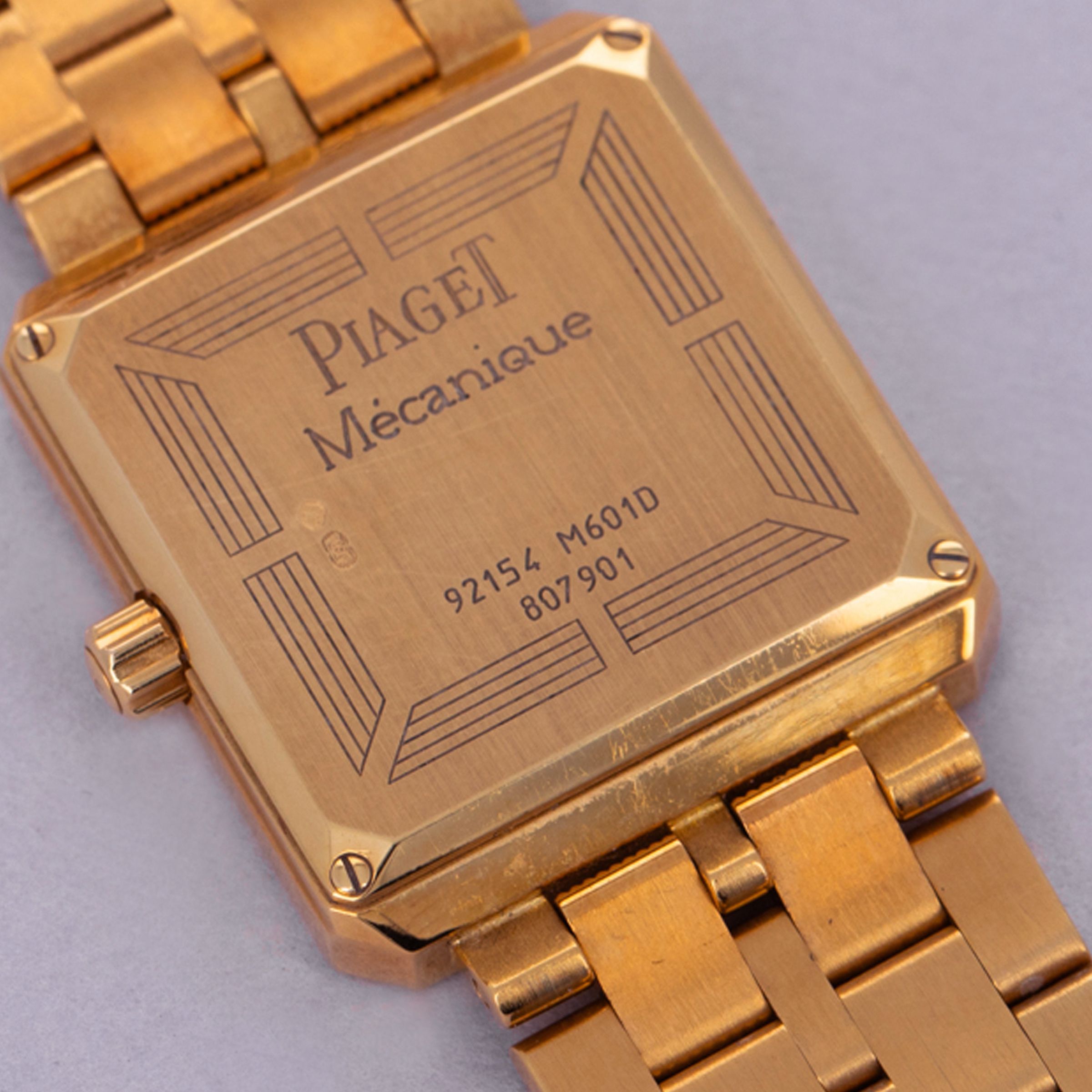 Piaget Protocole 92154 Manual Wind 18k YG with Bracelet | Auctions