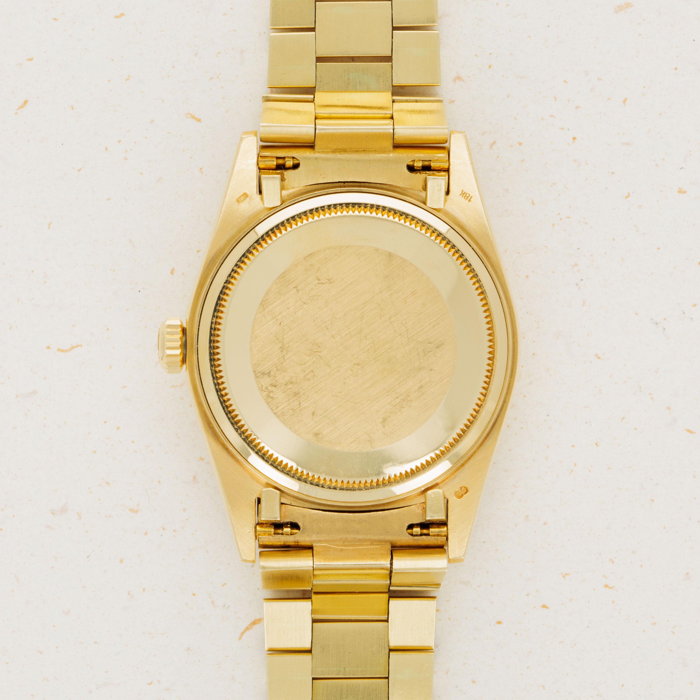 Rolex Datejust 16018 Onyx Two Diamond Dial 18k YG | Auctions