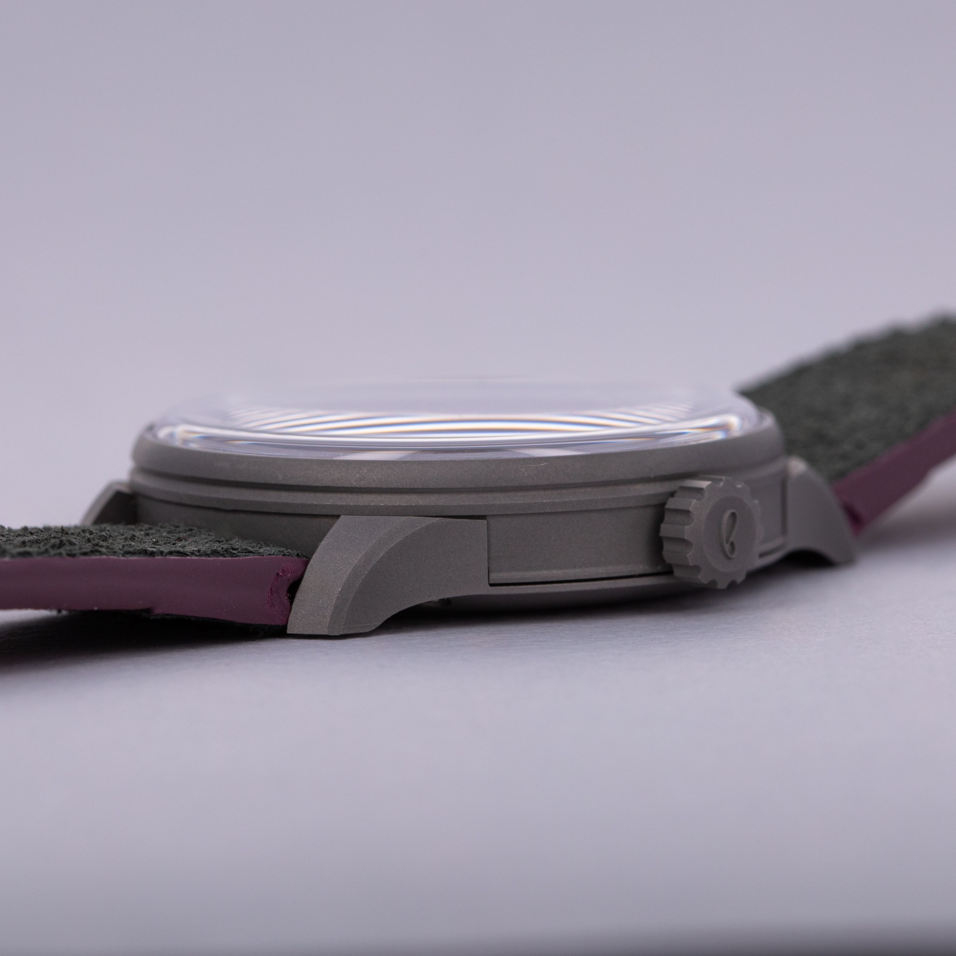 Sartory Billard x Horophile SB04 Purple Dial Blasted Titanium Case
