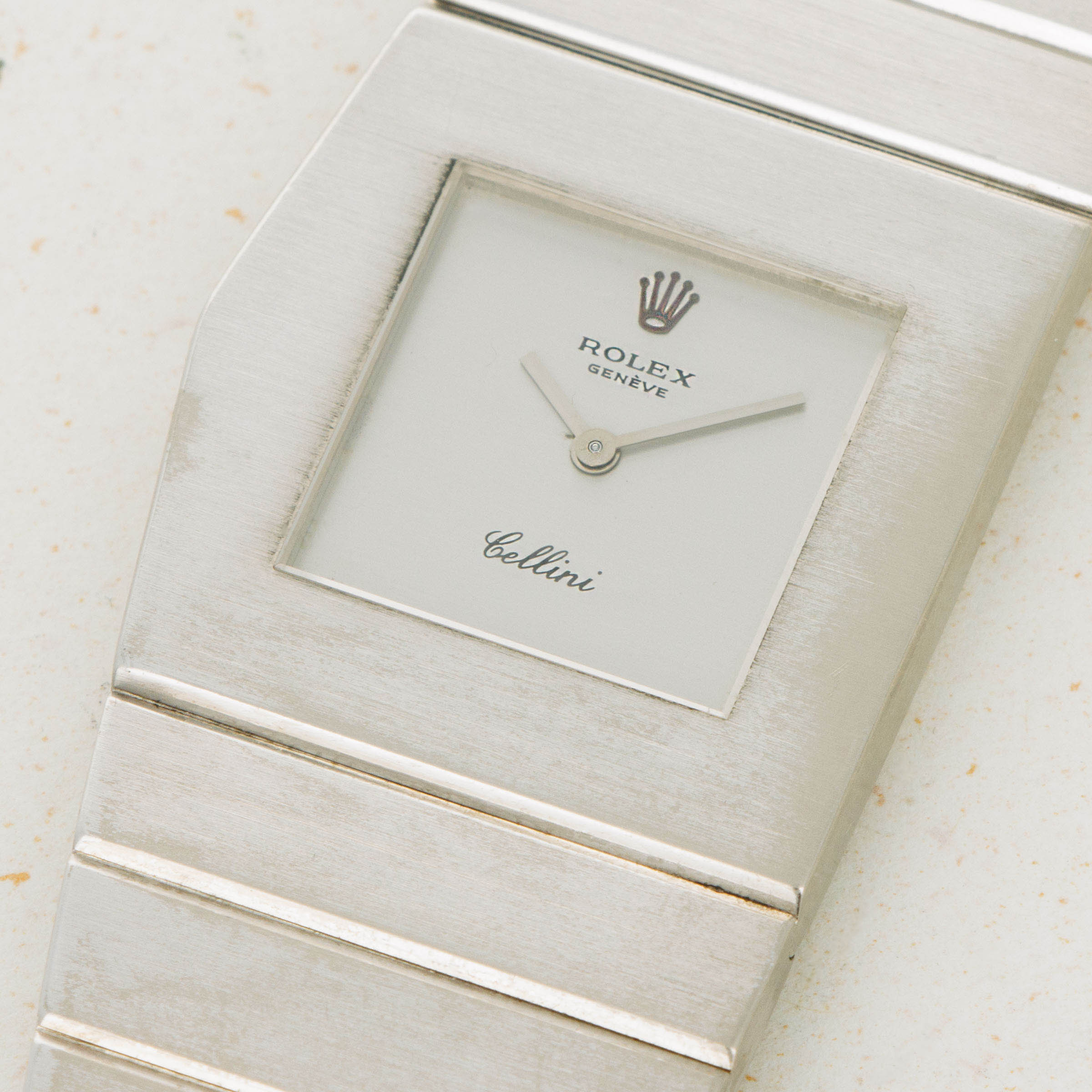 Rolex Cellini King Midas 4315 18k White Gold Auctions Loupe This