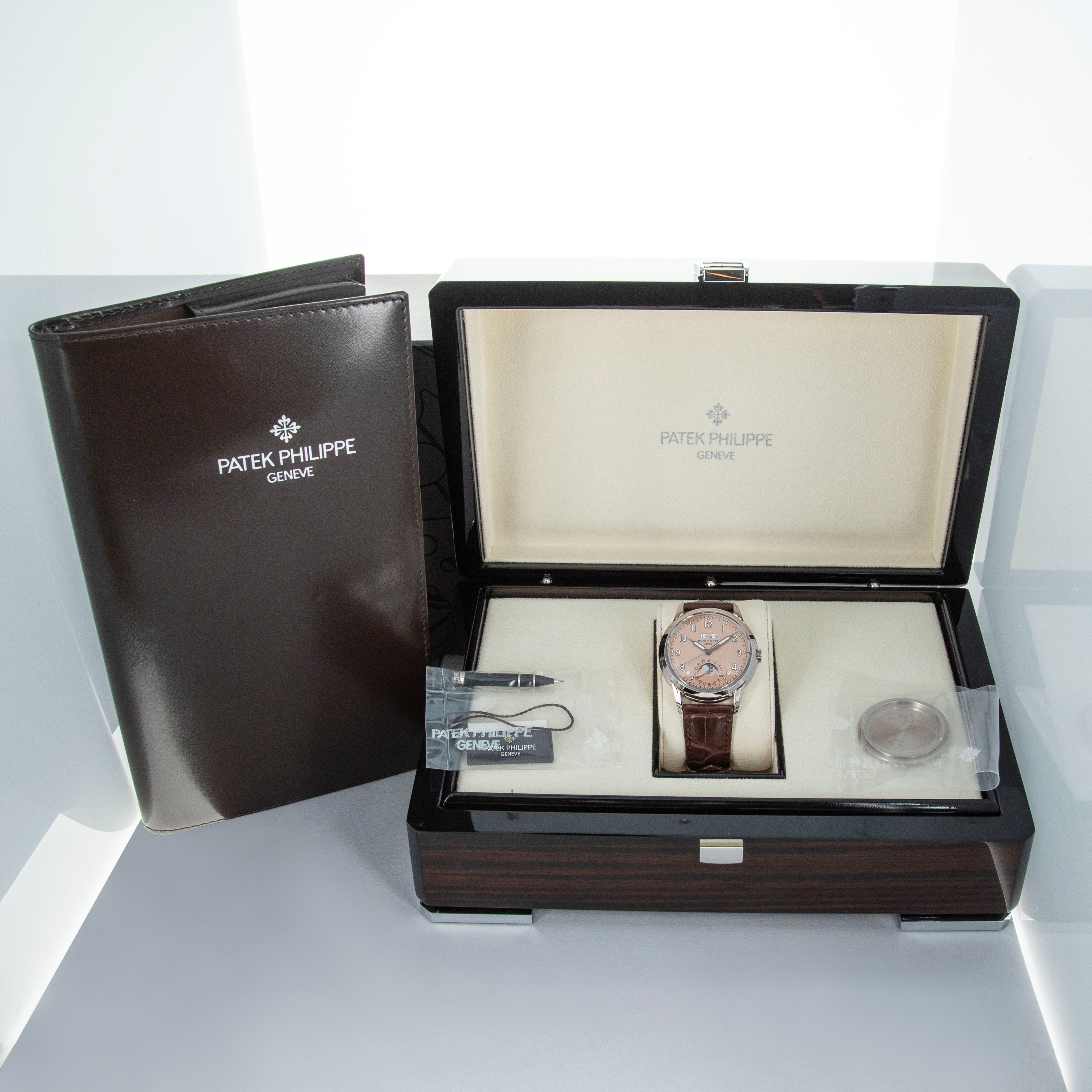 Patek Philippe Perpetual Calendar 5320G Salmon Dial 18k WG