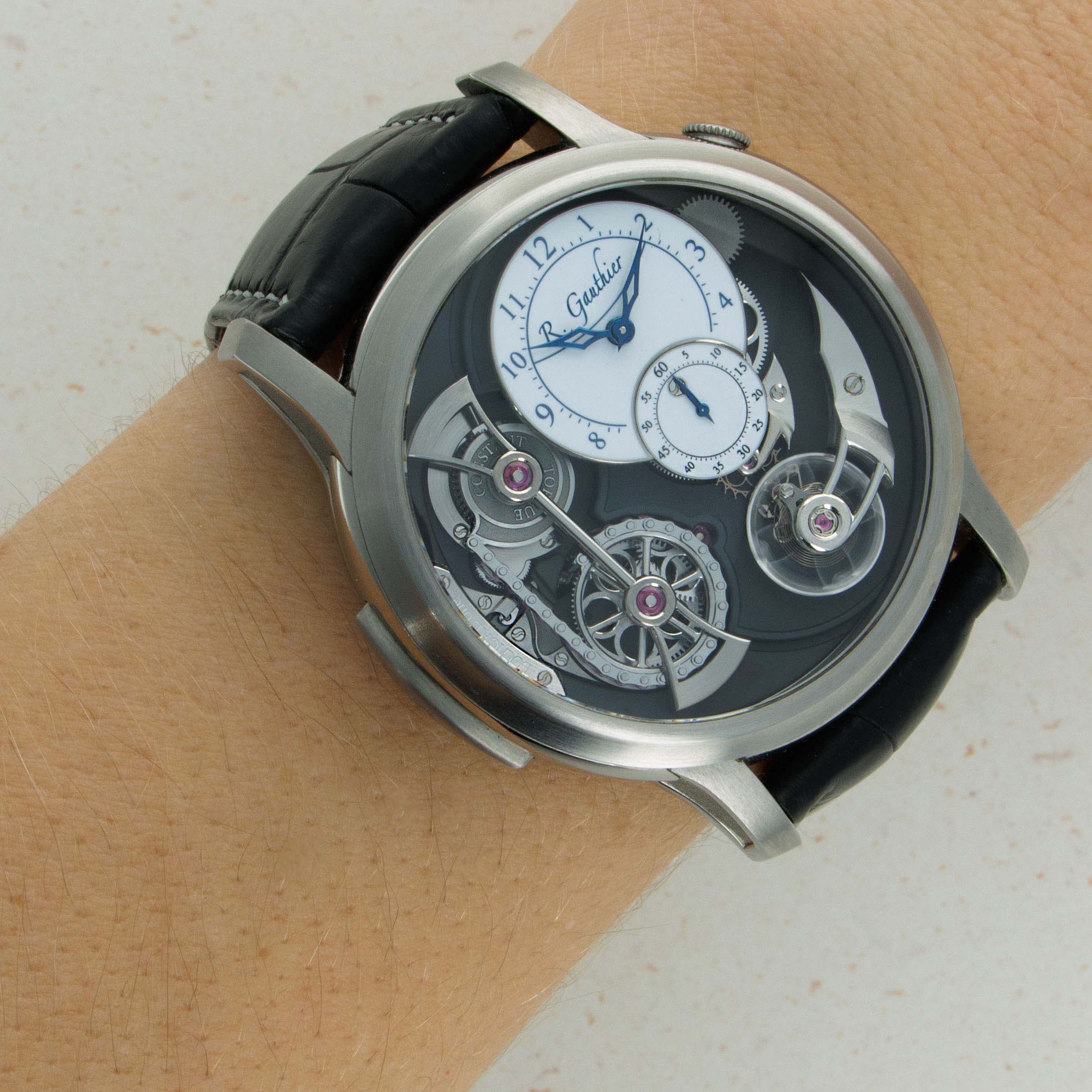 Romain Gauthier Logical One Natural Titanium | Auctions | Loupe This