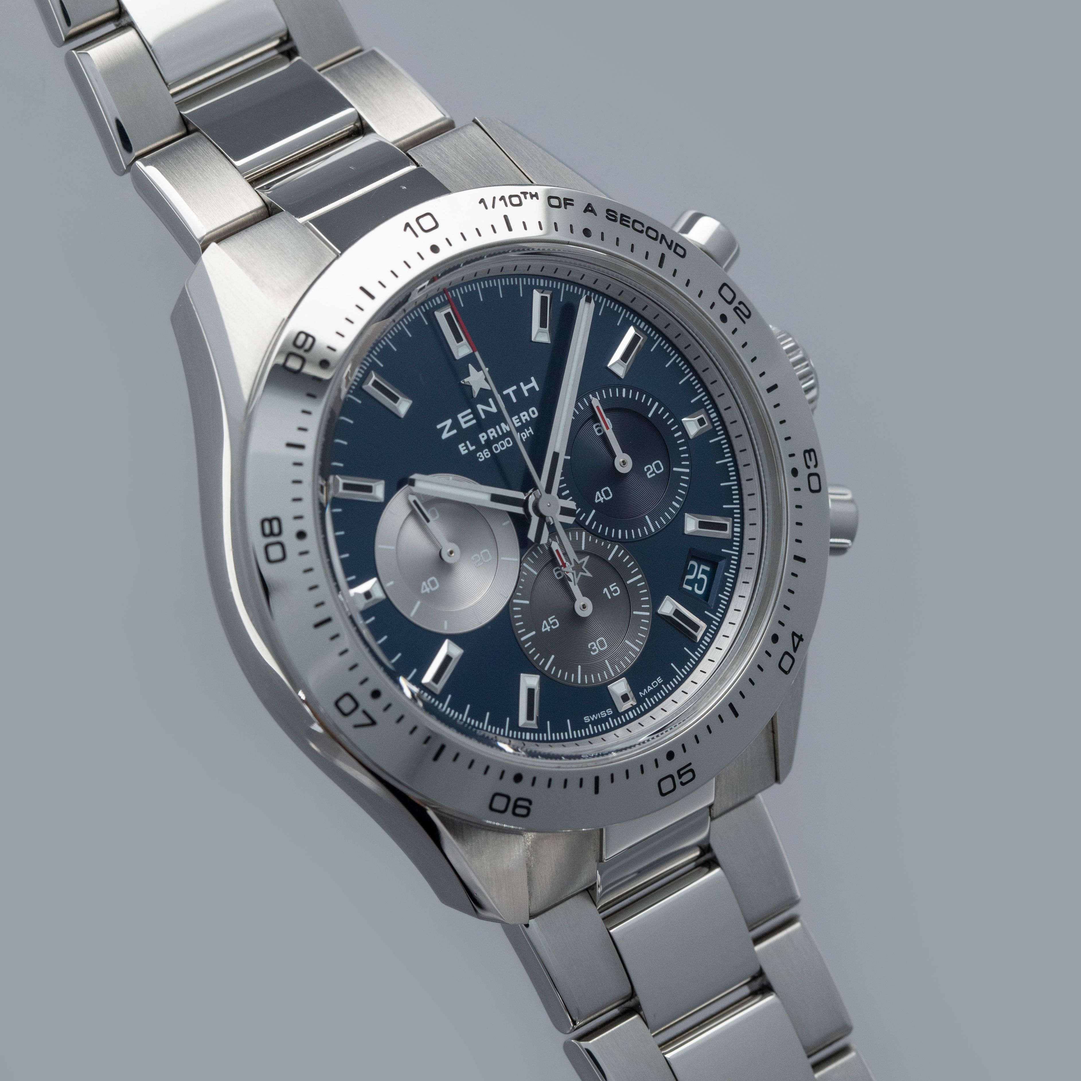 メル Zenith Chronomaster Sport 03.3114.3600/51.M3100 Blue Dial