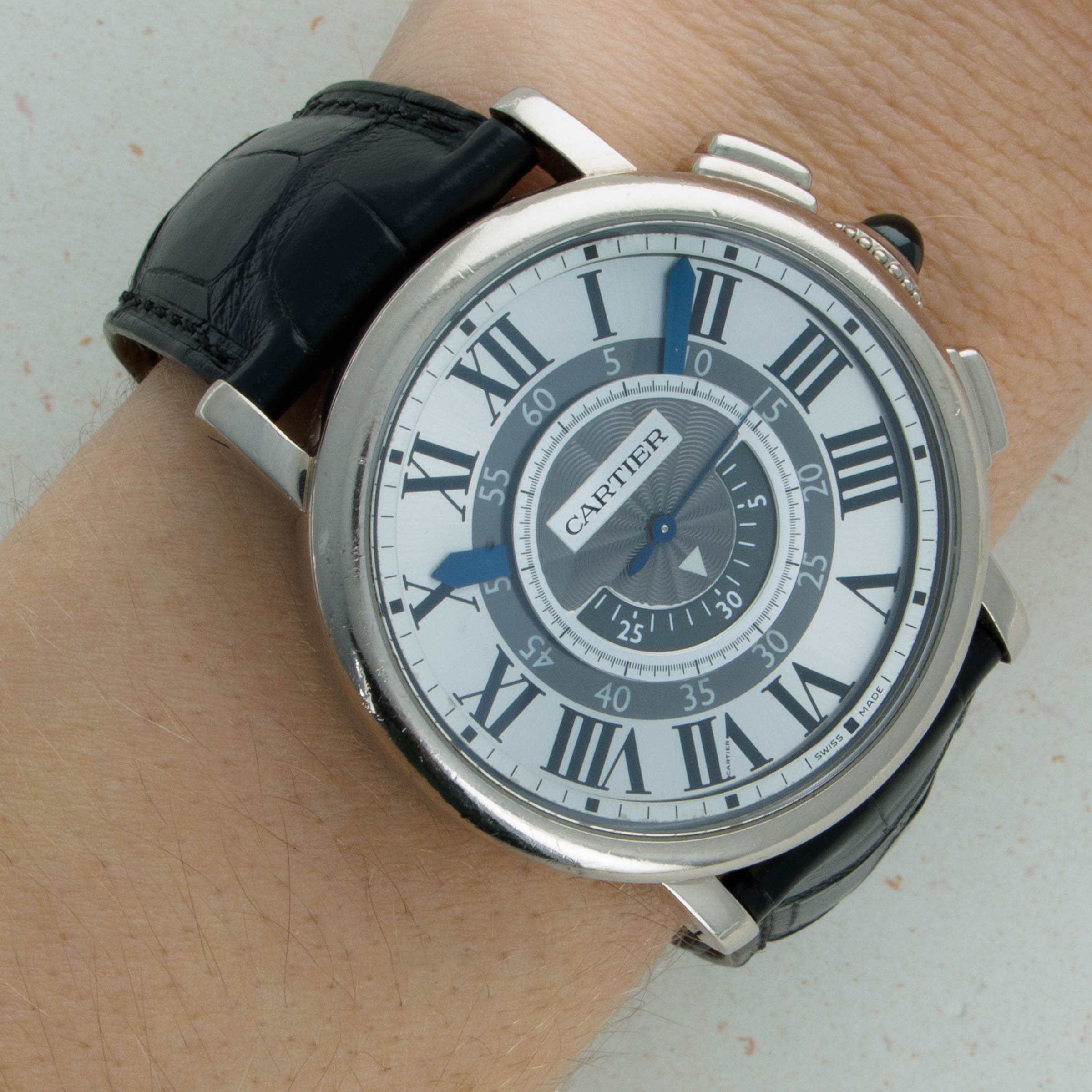 Cartier rotonde hotsell central chronograph