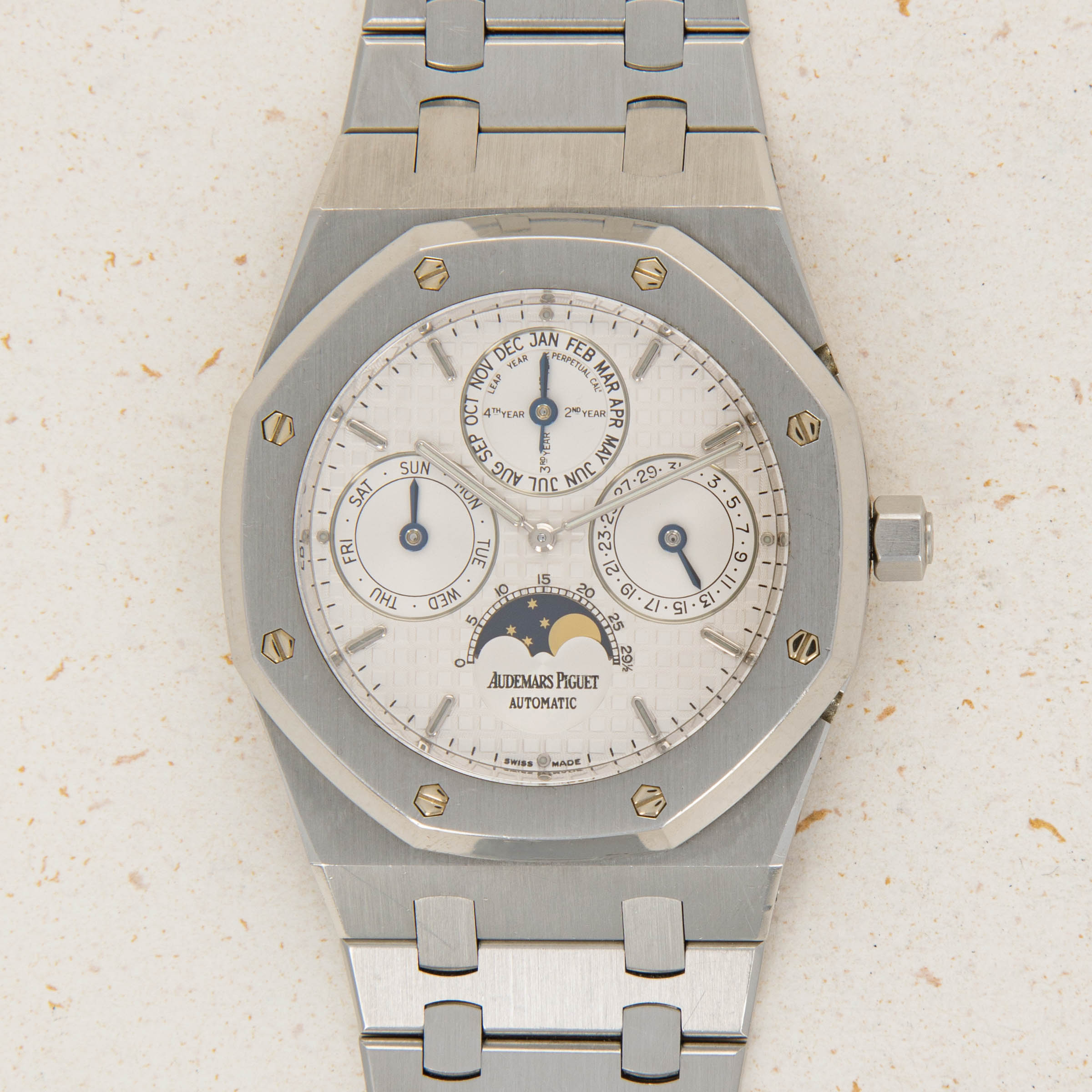 Audemars Piguet Royal Oak Perpetual Calendar White Dial 25820ST