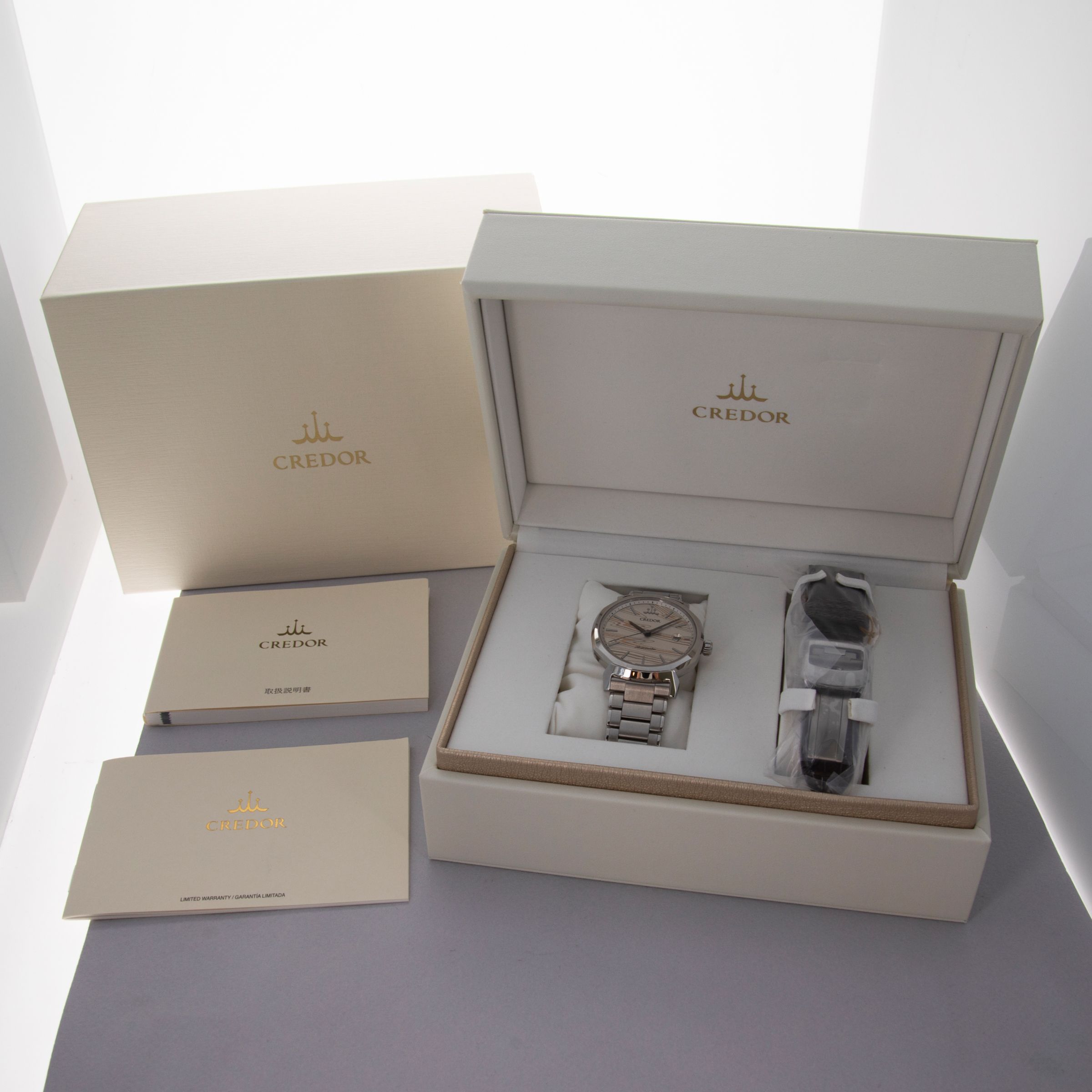 Credor Linealx GCCD983 Mokume-gane Dial Limited Edition | Auctions