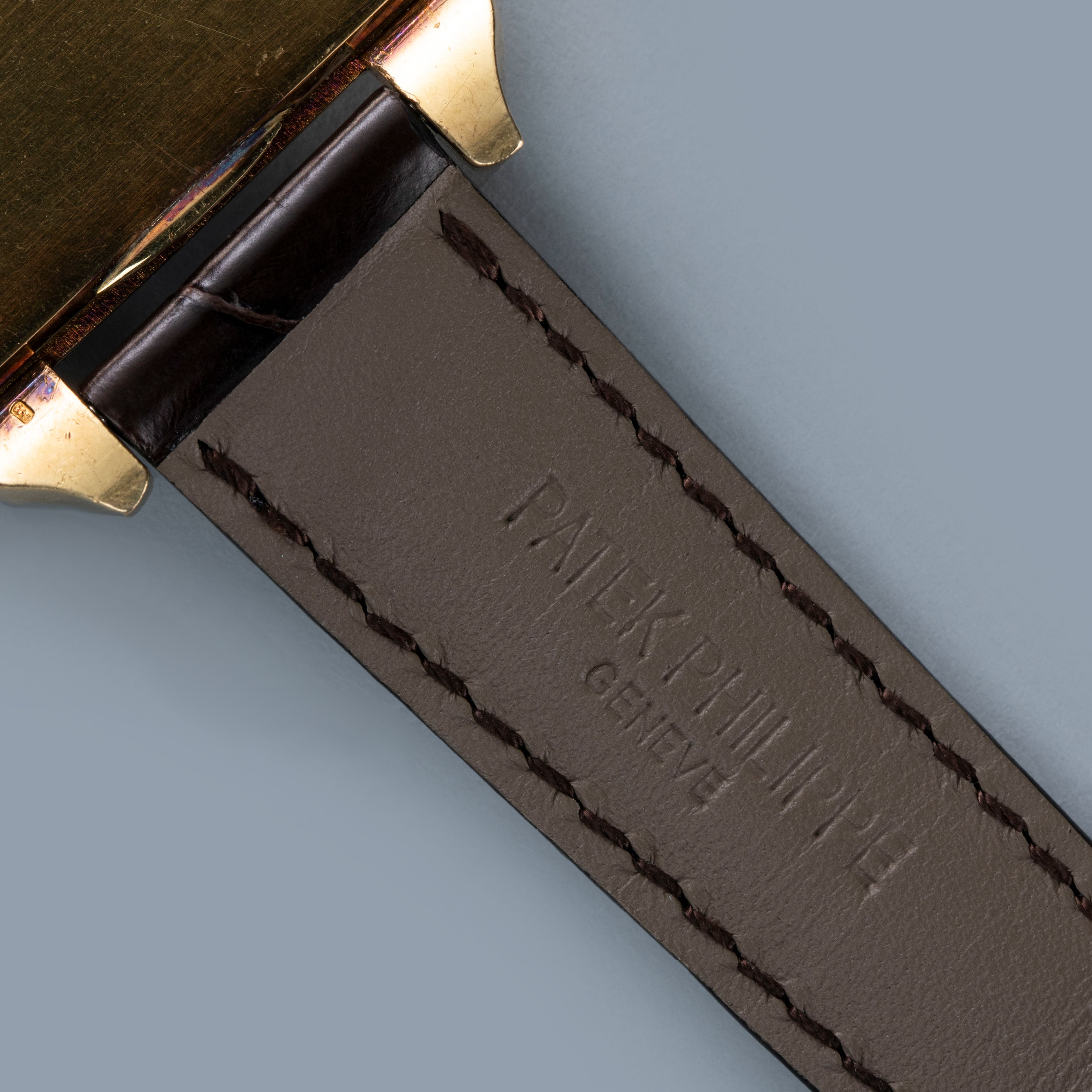 Patek Philippe 2424J Flame Lugs 18K YG with Extract From the