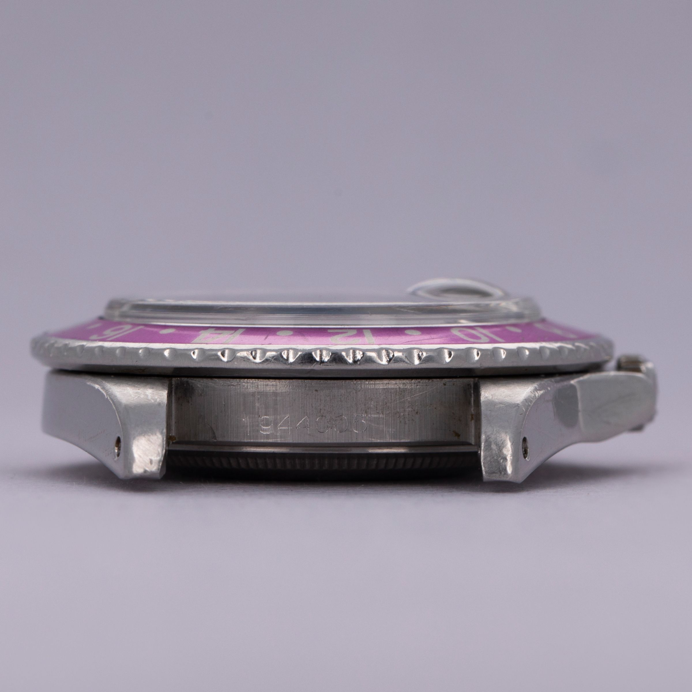 Rolex GMT-Master 1675 Fuchsia Bezel Mk1 Dial Box and Papers