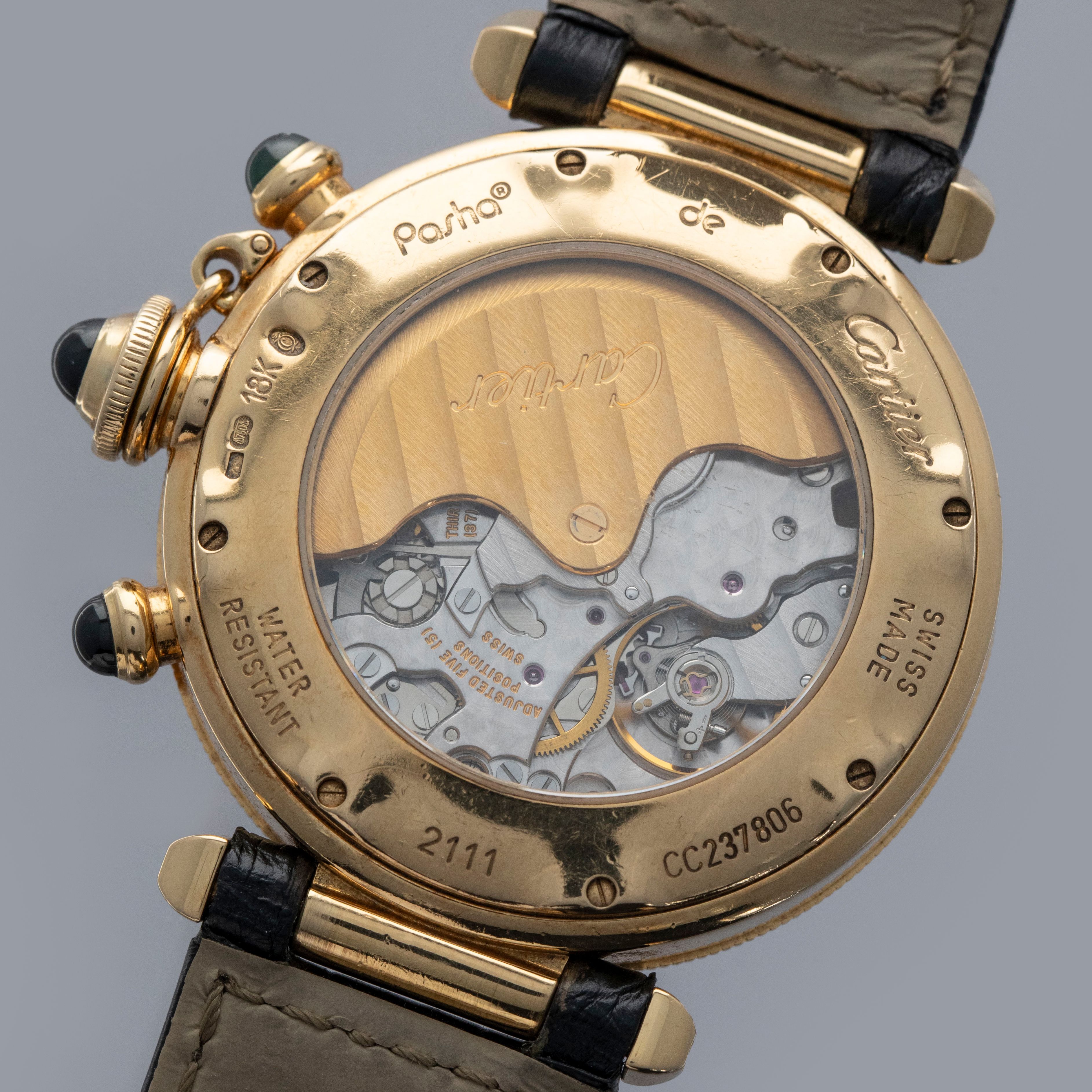 Cartier Pasha Chronograph 2111 18K YG | Auctions | Loupe This Cartier Pasha Chronograph 2111 18K YG | Auctions | Loupe This