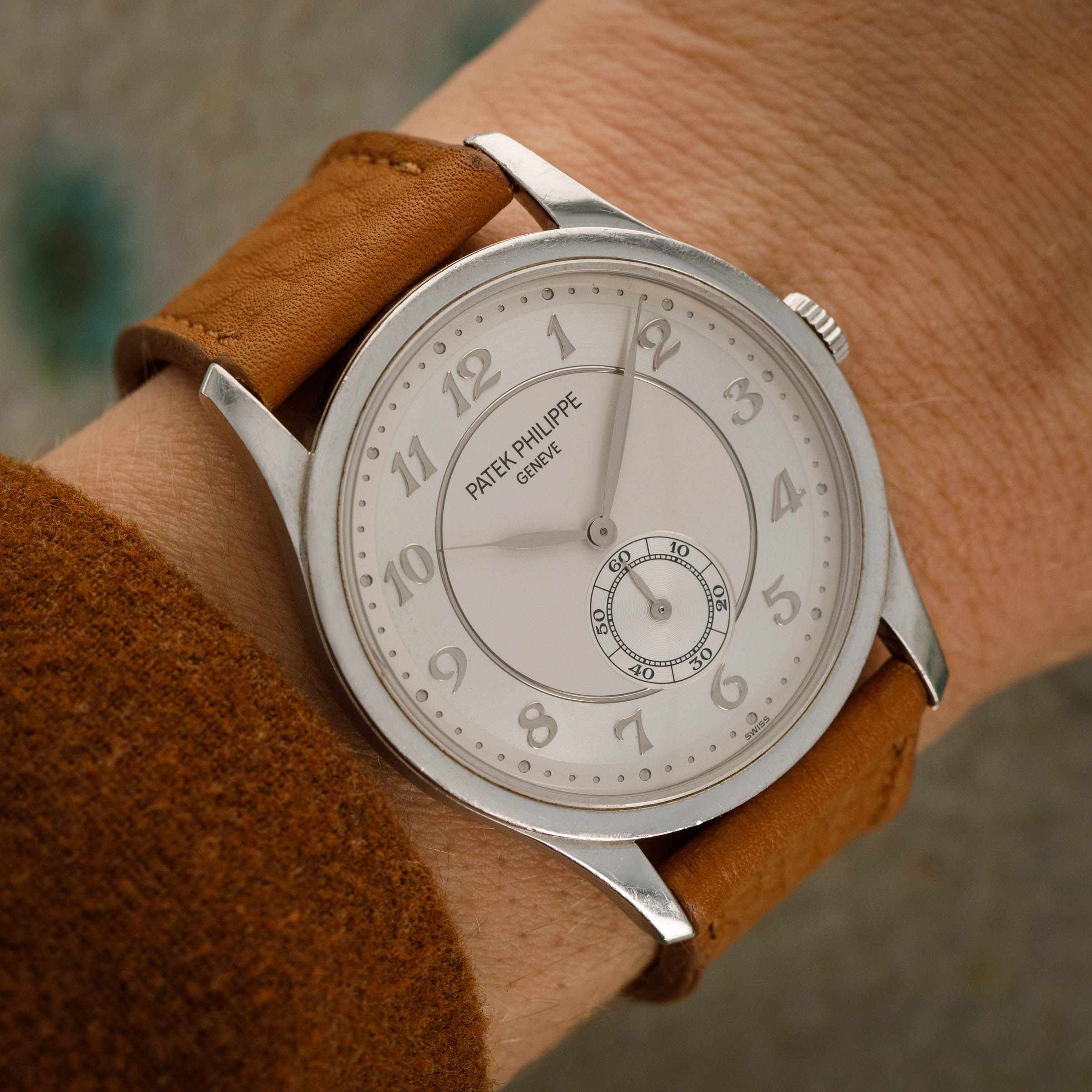 Patek Philippe Calatrava 5196P-001 Breguet Dial Platinum with