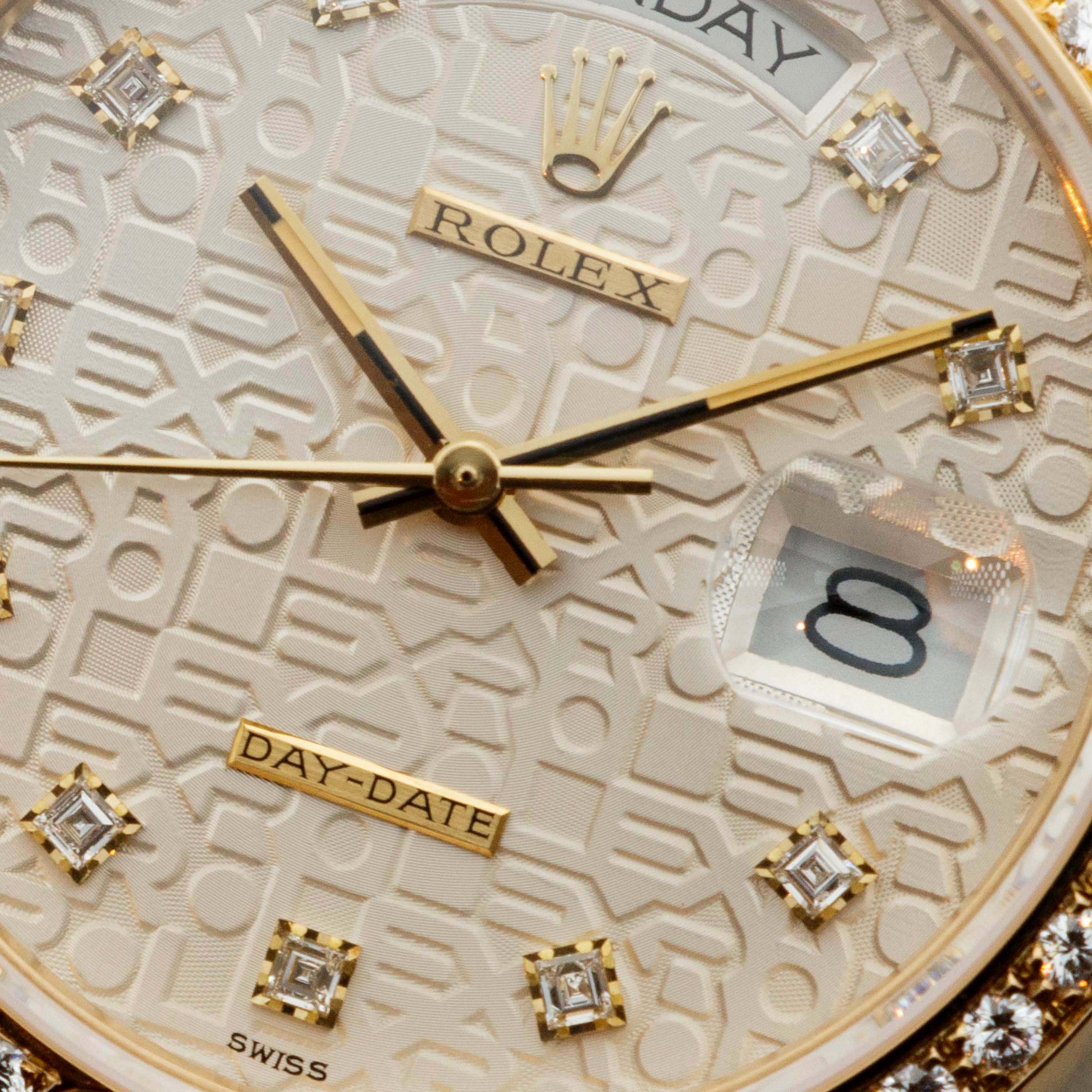 Rolex Day-Date Diamond Made For The Sultanate Of Oman 18138