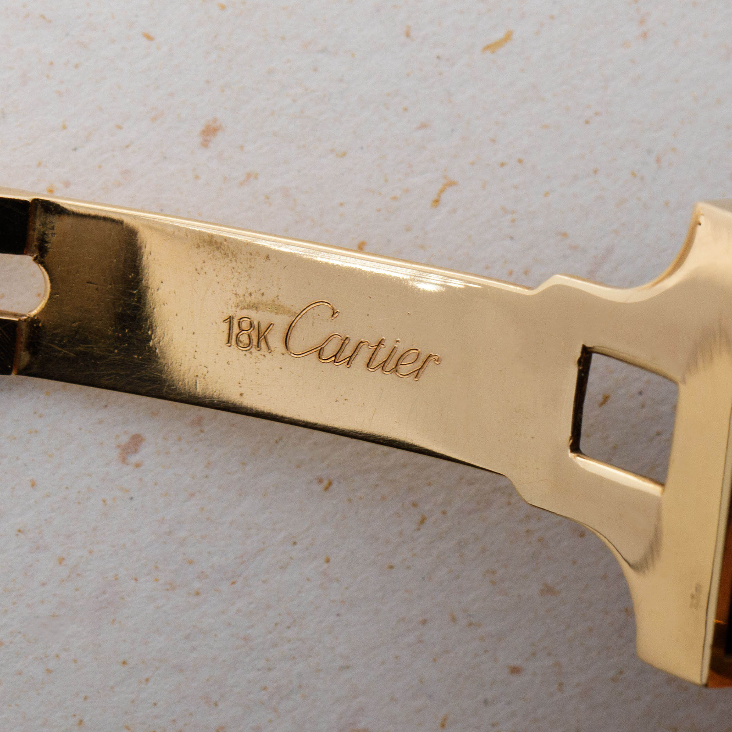 Cartier Paris Tank Louis Extra Plate 96019 18k YG | Auctions