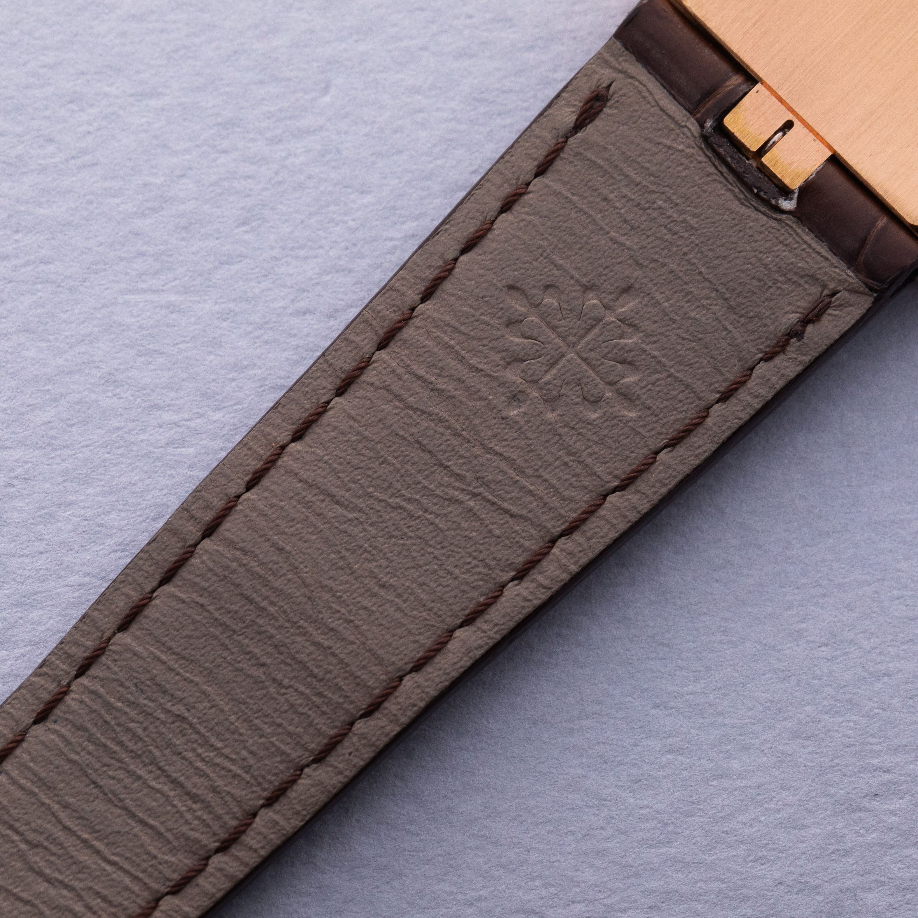 Patek Philippe Golden Ellipse 3738/100R Brown Dial 18k RG