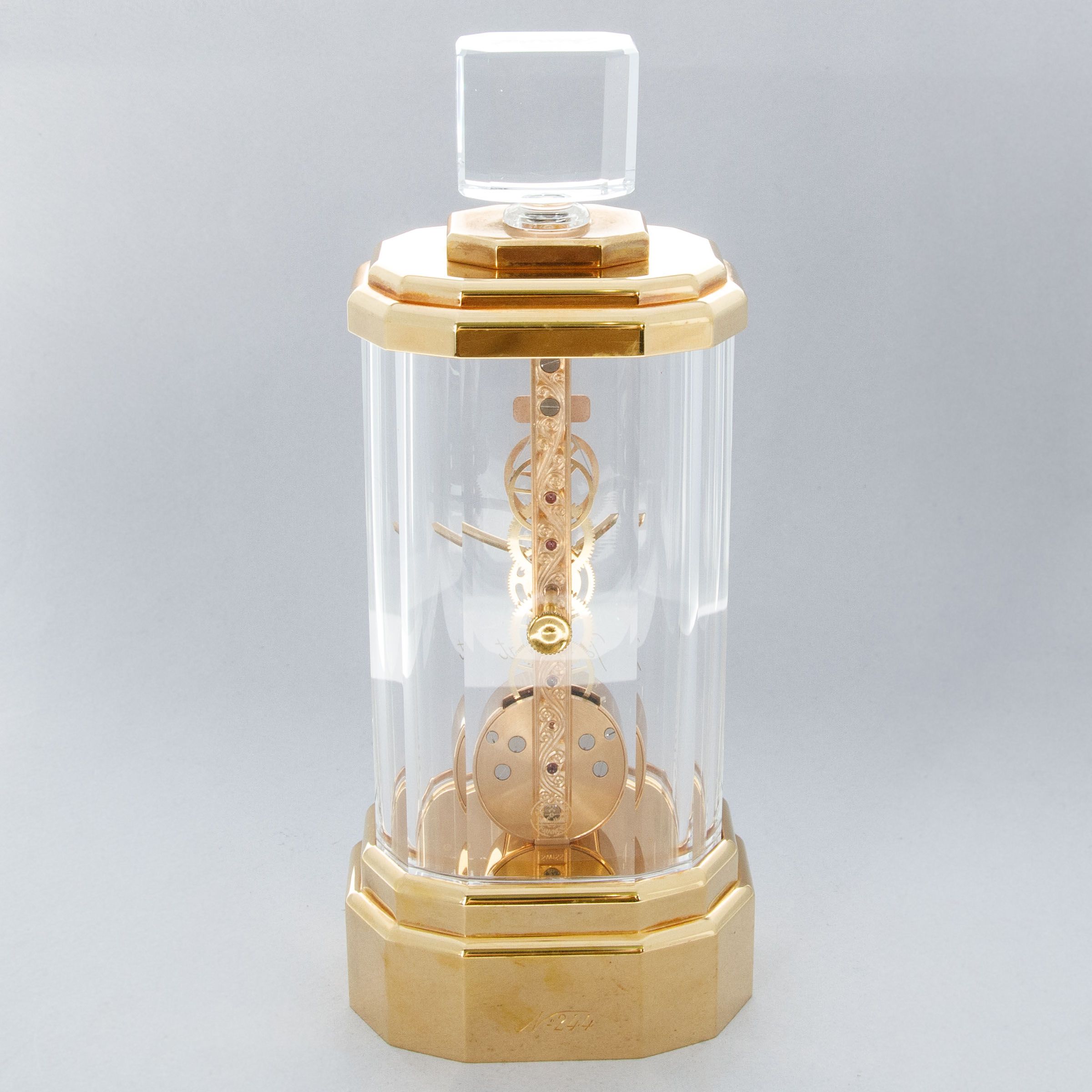Corum x Baccarat Golden Bridge Crystal Clock | Auctions | Loupe This