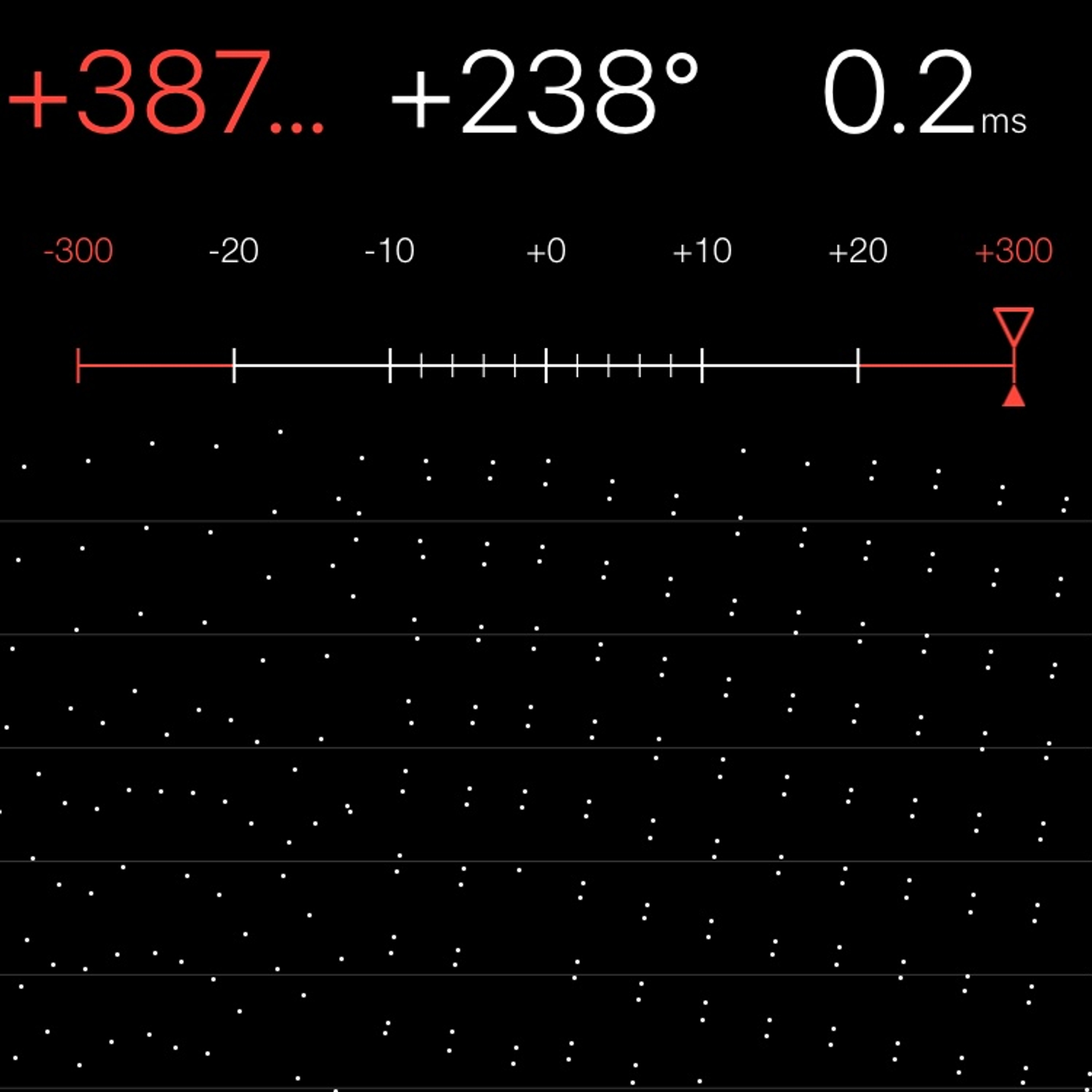 TIMING MACHINE READOUT