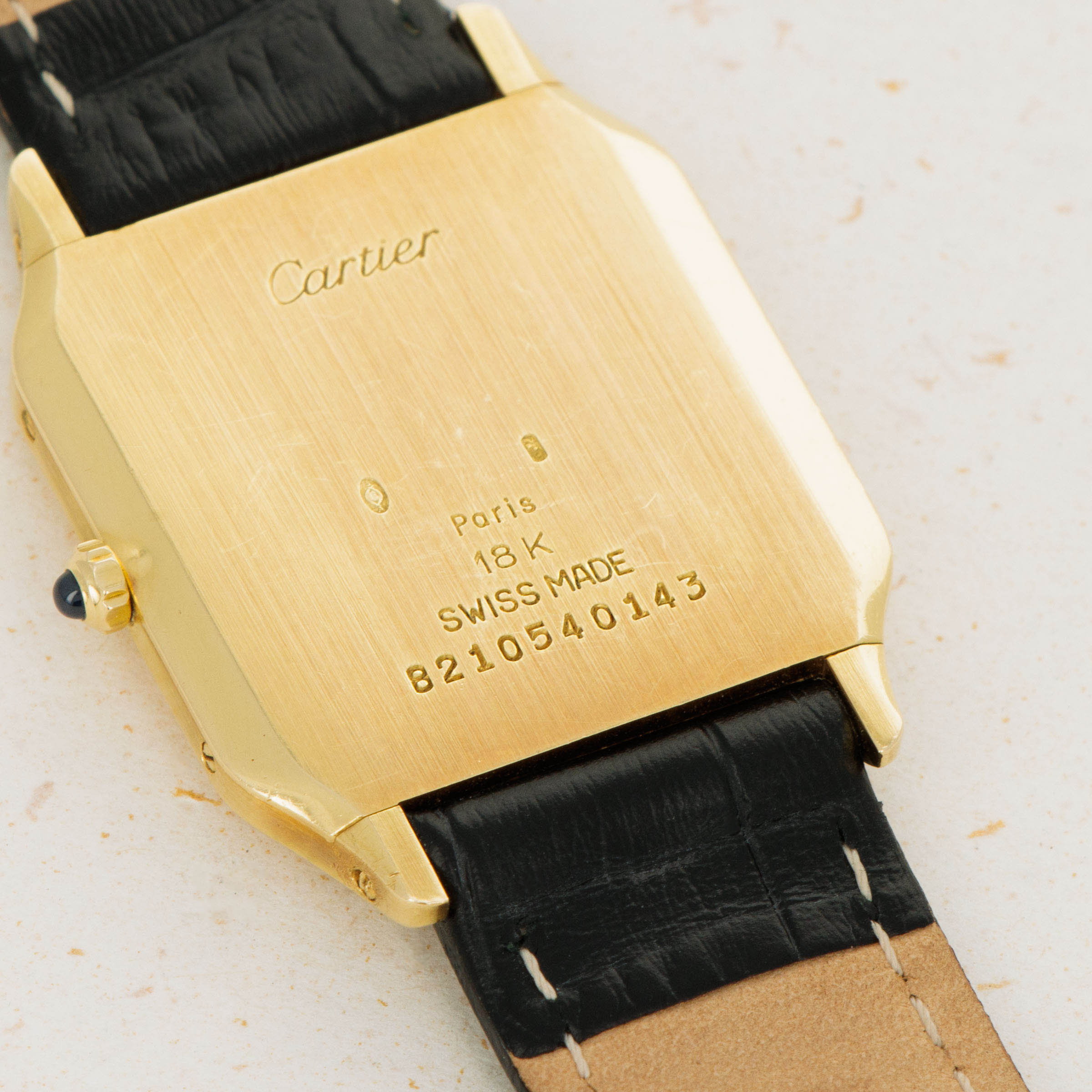 Cartier Santos Dumont 1576 18k YG | Auctions | Loupe This