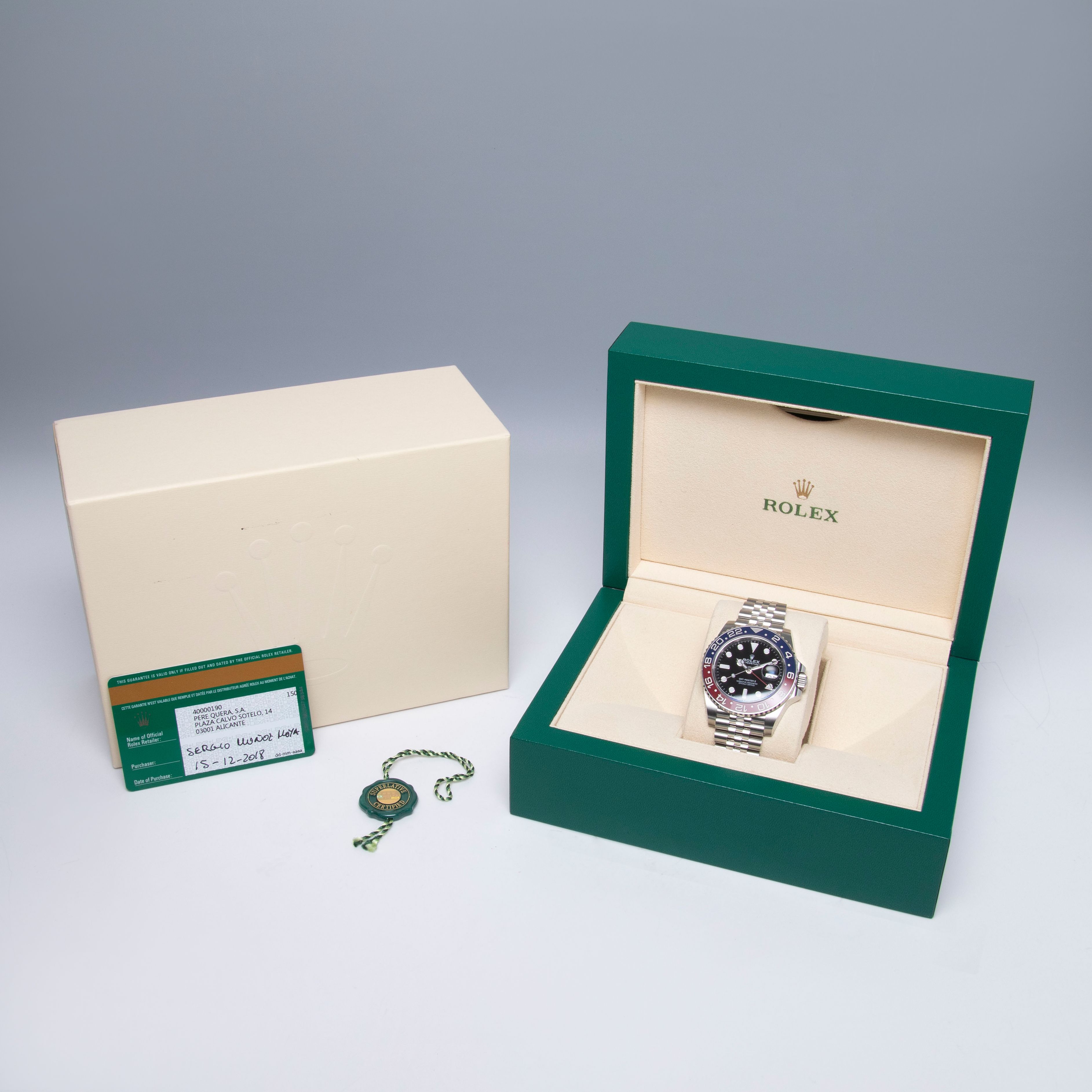 Oさま専用ページ Rolex GMT-Master II 126710BLRO “Pepsi” | Auctions | Loupe This