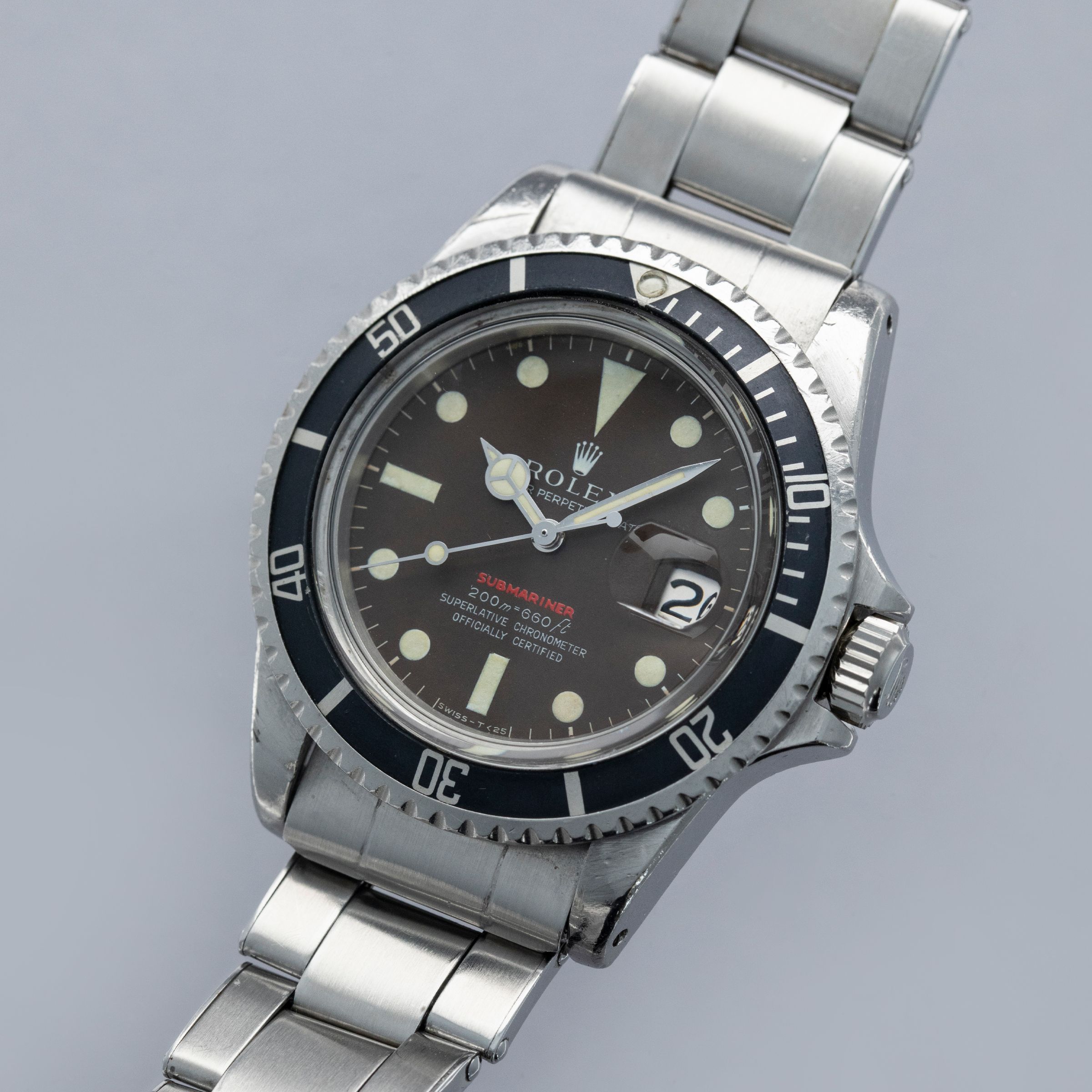 Rolex Submariner 1680 Red Meters First Tropical Dial | Auctions
