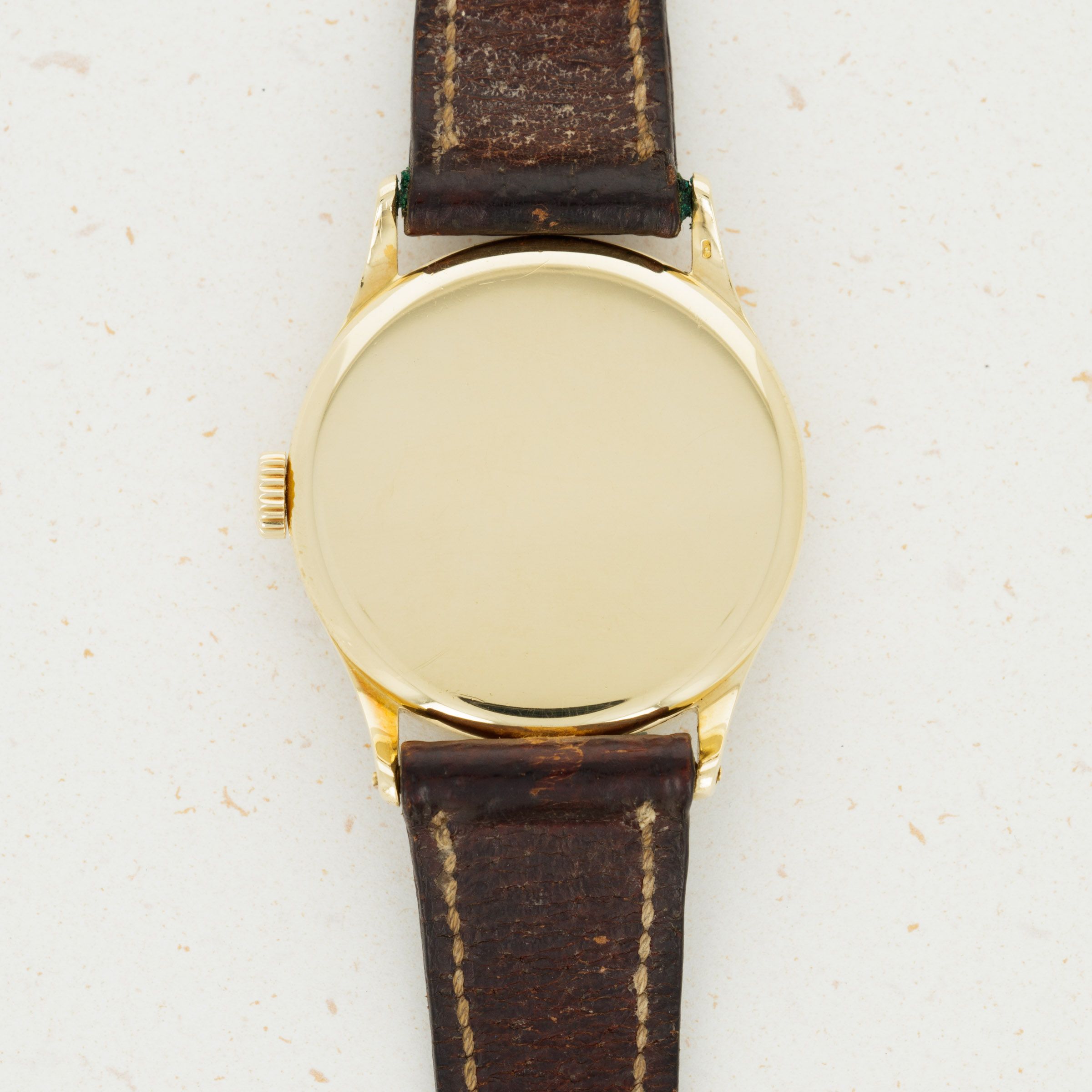 【美品】AUBERGE CAHRBON DEEP Calatrava Gold Patek Philippe Calatrava 570J 18k YG