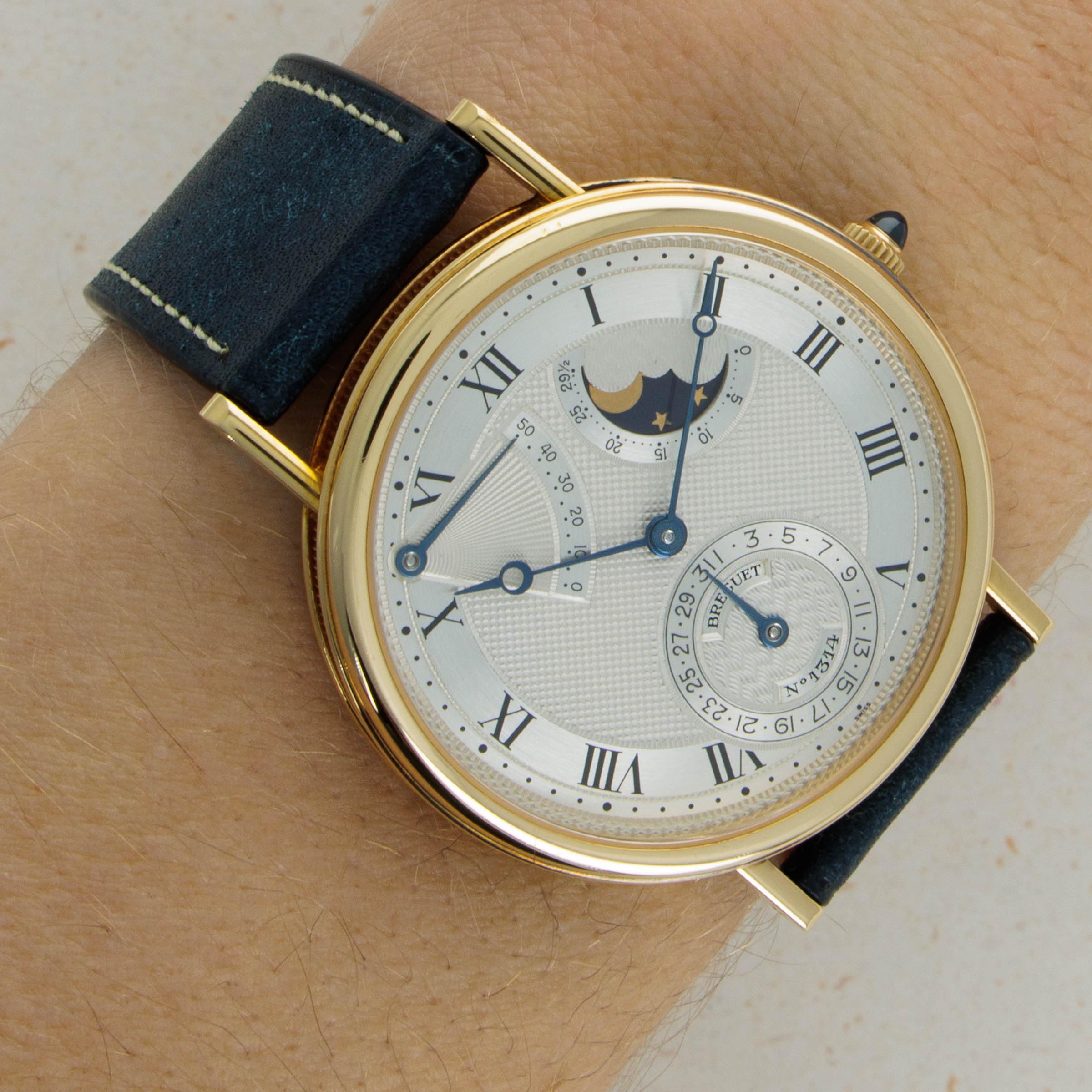 Breguet Classique 3130 Power Reserve Moonphase 18k YG Auctions