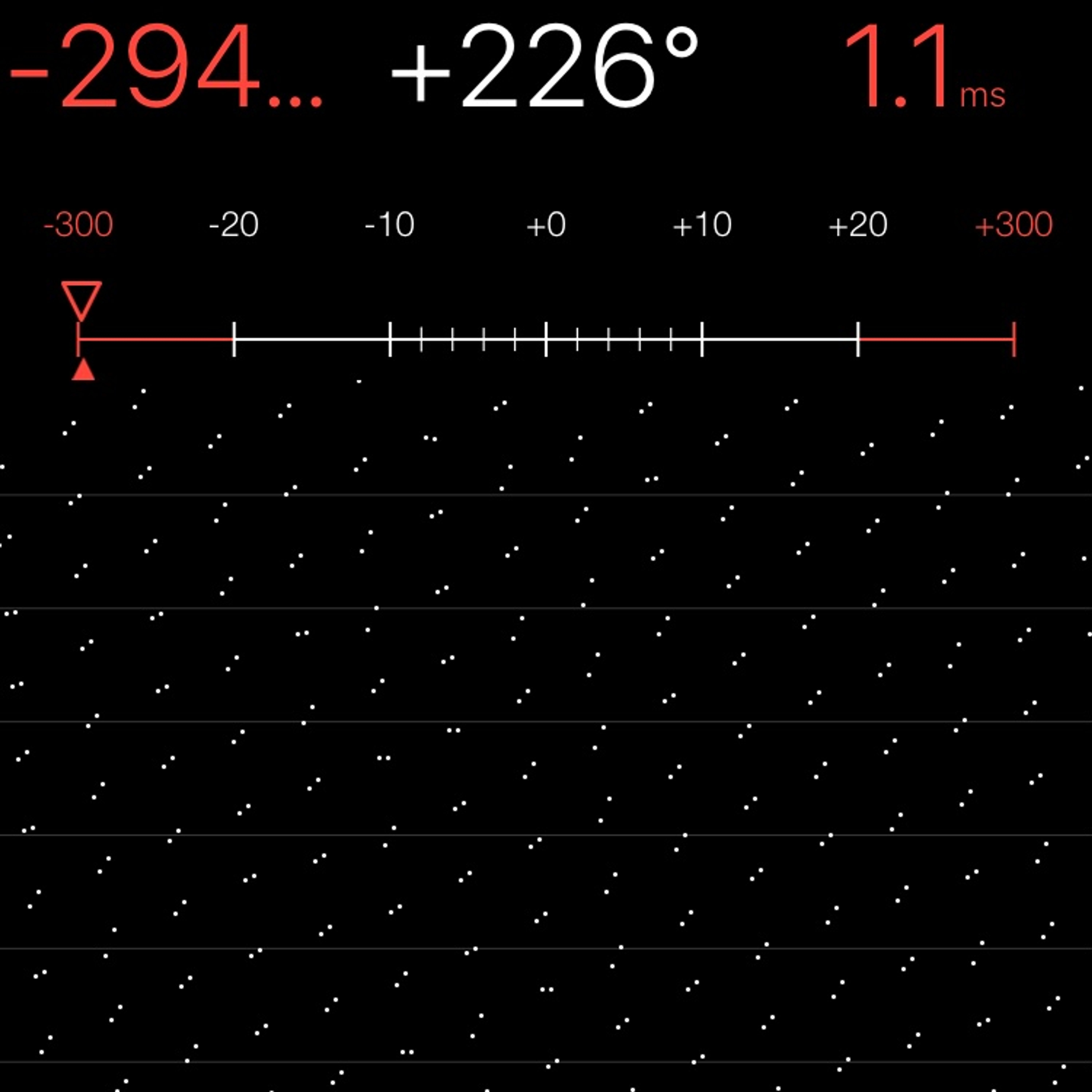 TIMING MACHINE READOUT