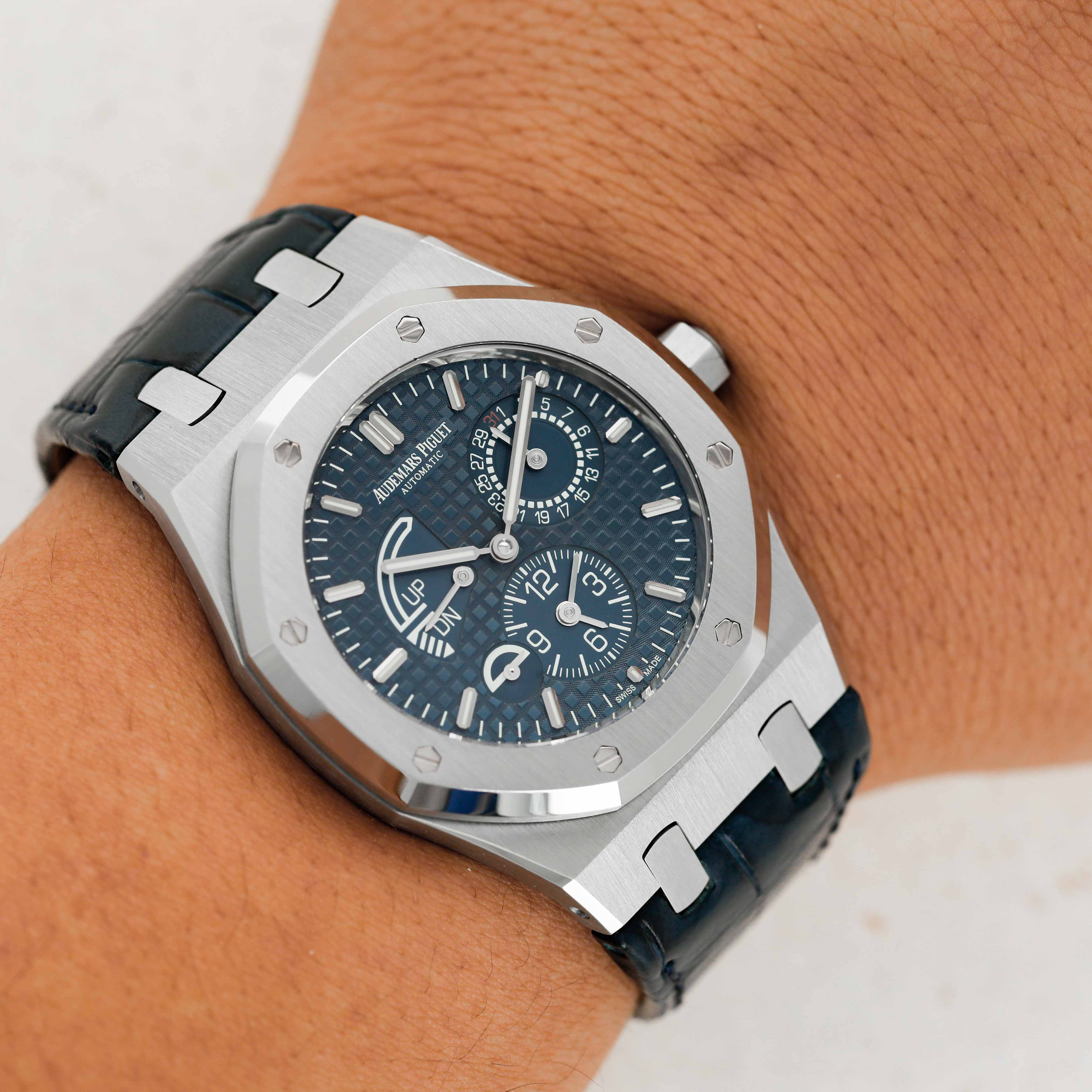 Audemars Piguet Royal Oak Dual Time Blue Dial 26124ST.OO.D018CR.01